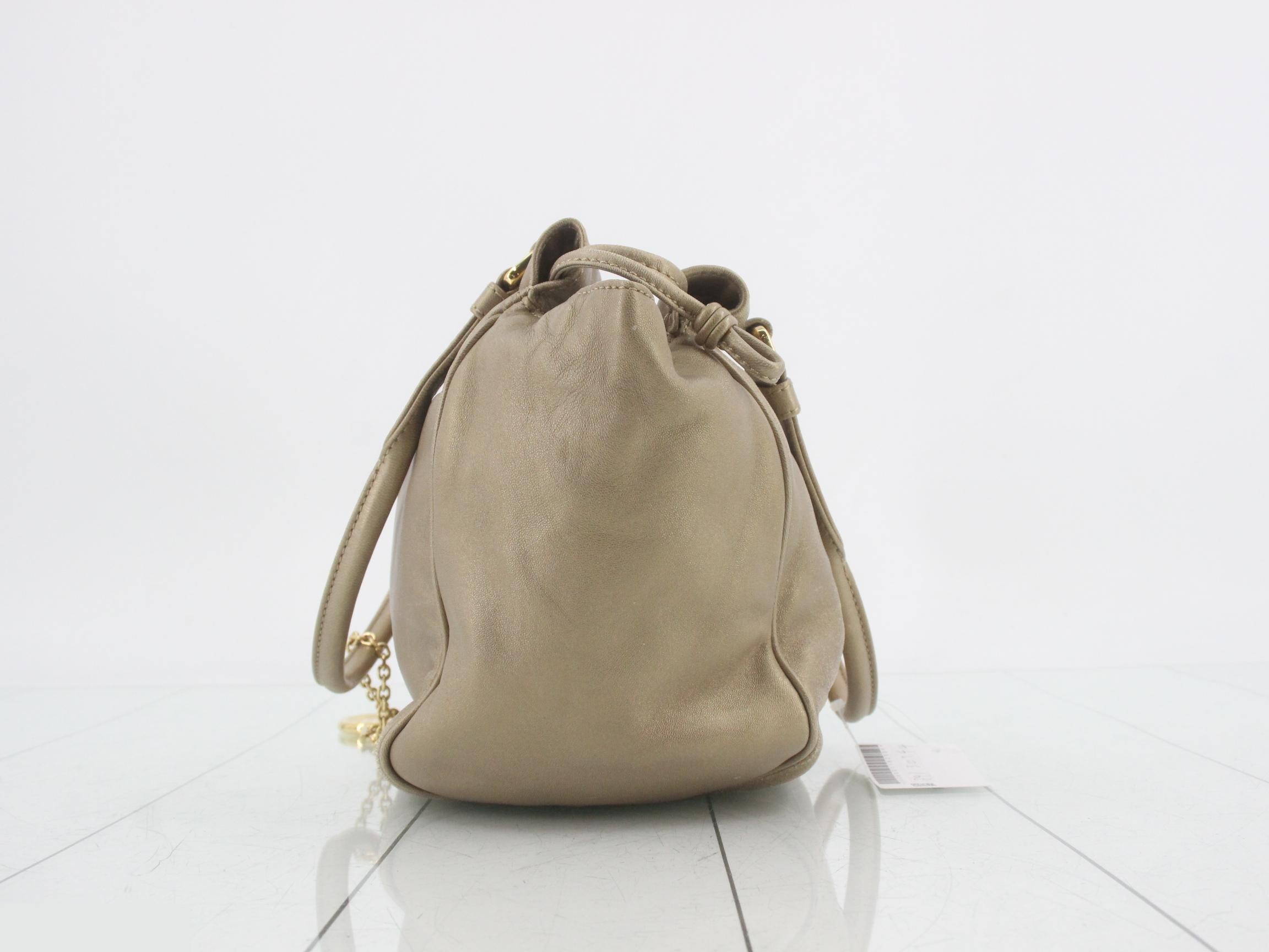 Nappa leather handbag — view 3