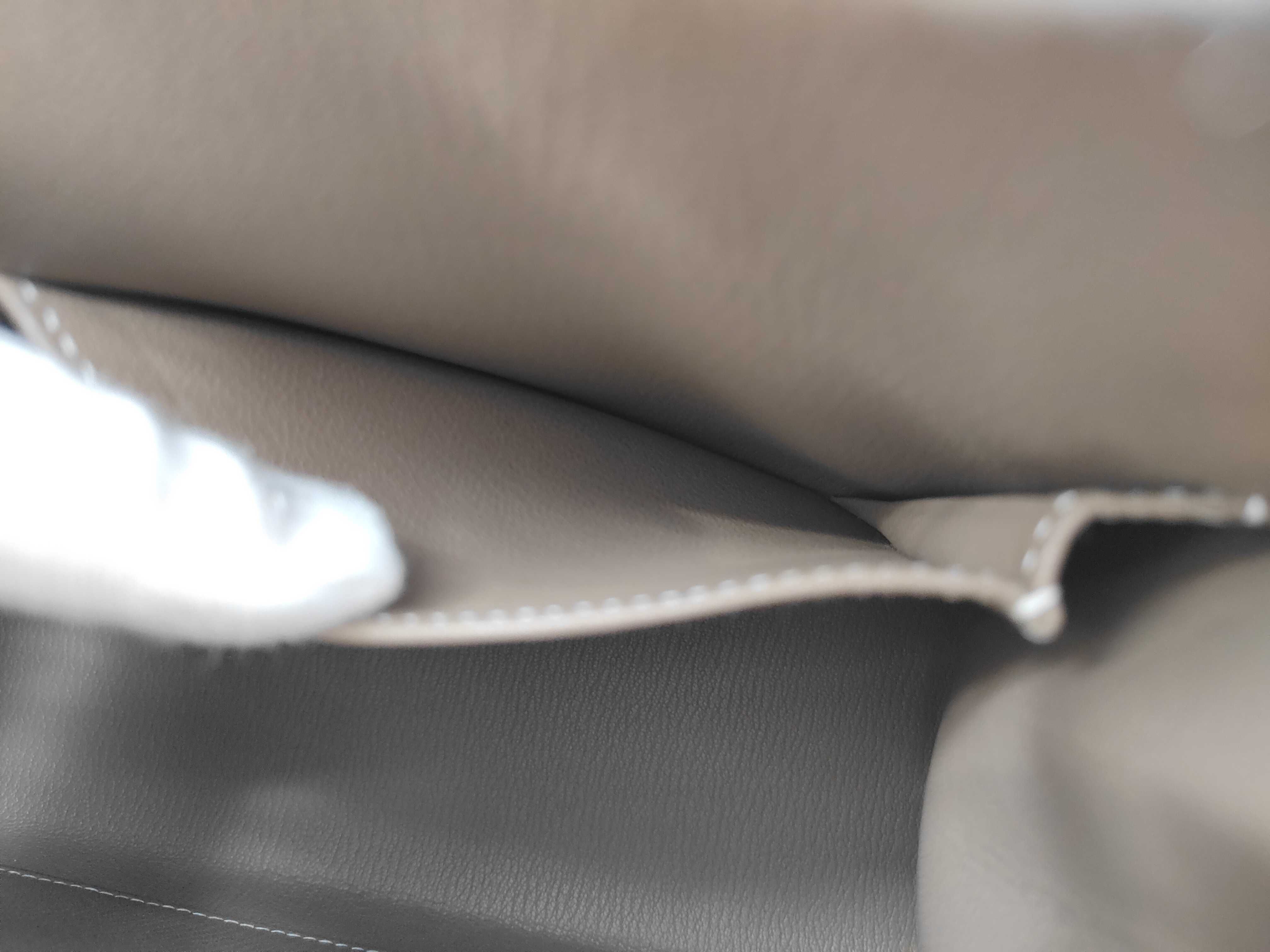 Kelly 28 Handbag, Gray, Silver Hardware, B Stamp — view 13