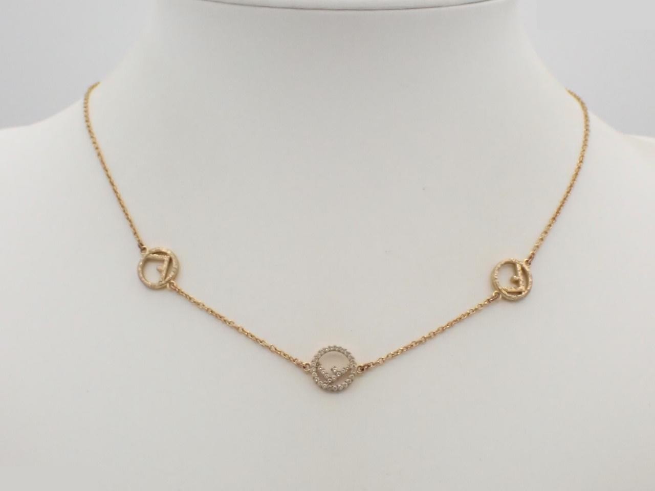 Other lines: Precious metals and necklaces - F is Fendi - Gold — view 3