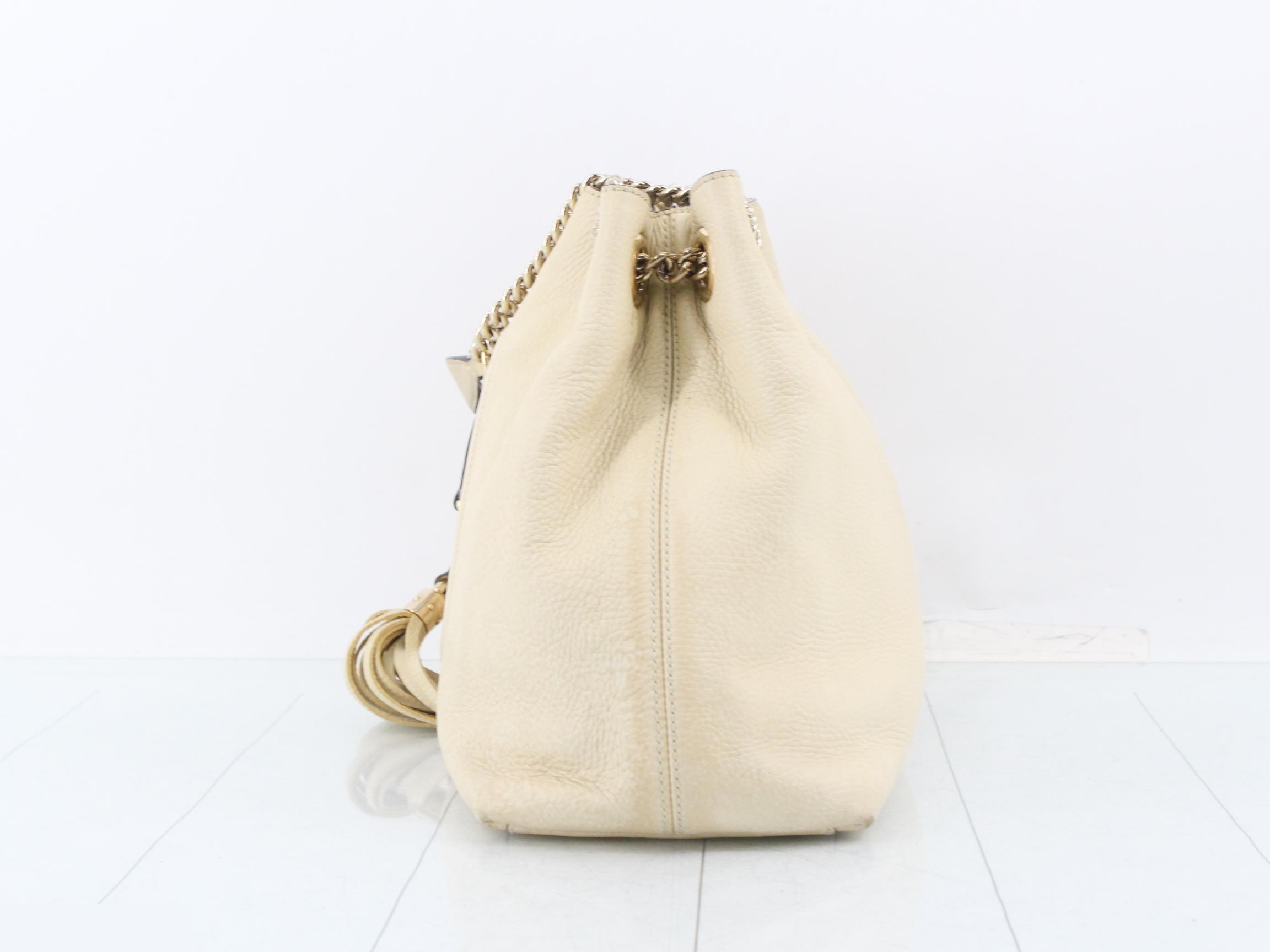 Soho Chain Tassel Leather Shoulder Bag — view 3