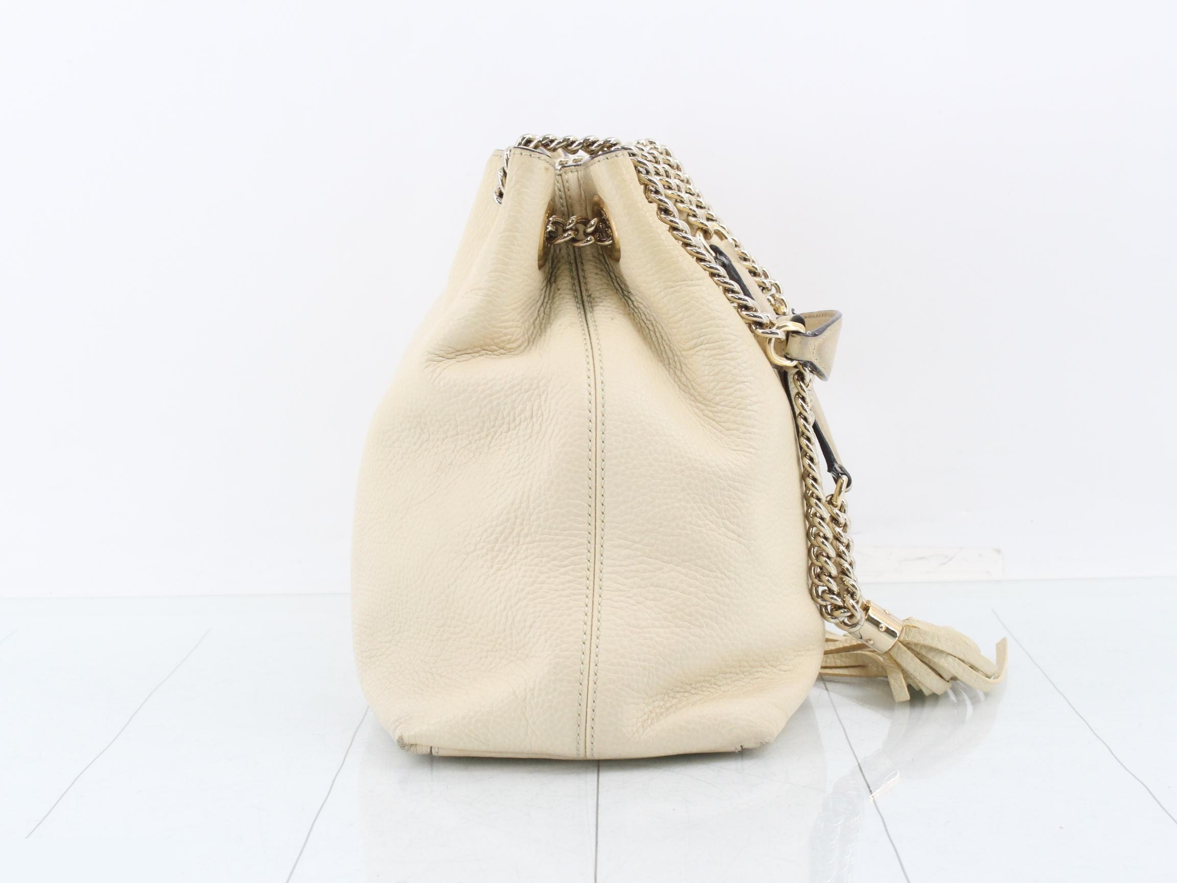 Soho Chain Tassel Leather Shoulder Bag — view 4