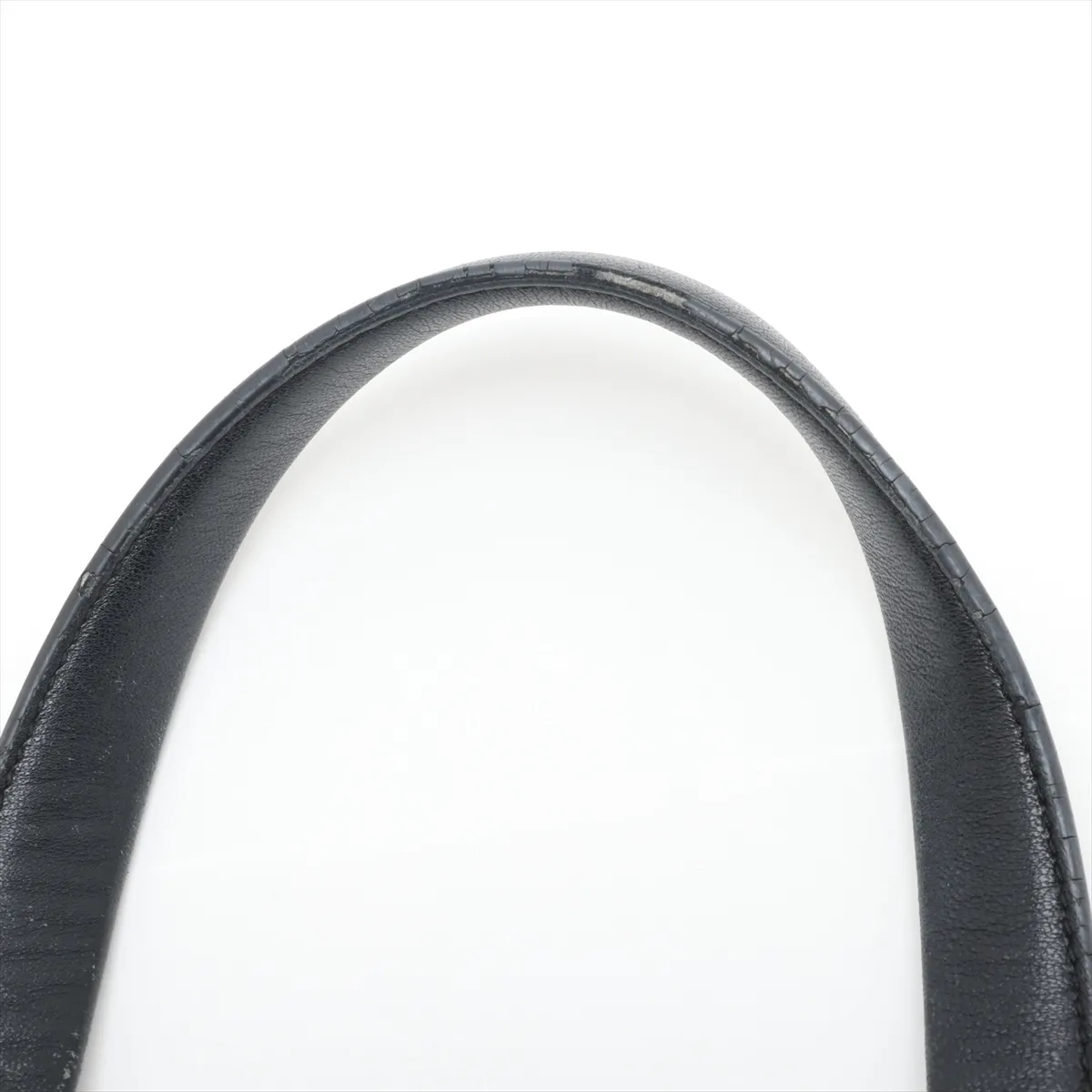 Tessuto Quilted Nylon x Leather 2WAY Handbag Black — view 12