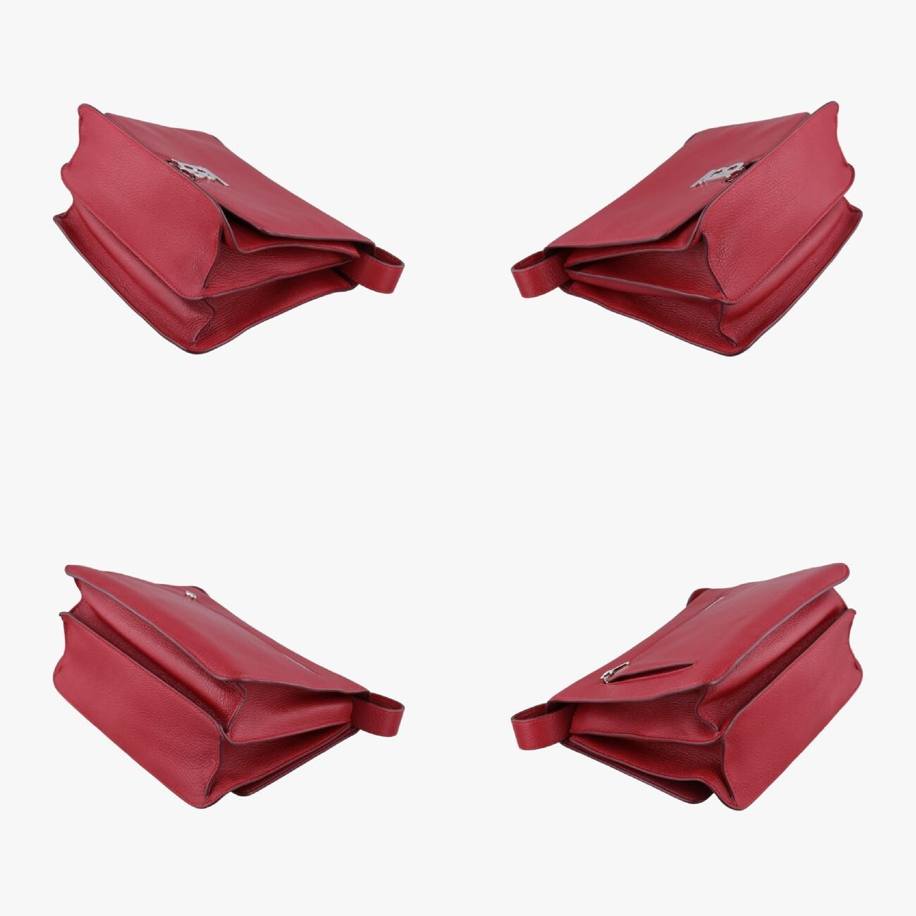 TB logo red leather shoulder bag 8030187/70E — view 4