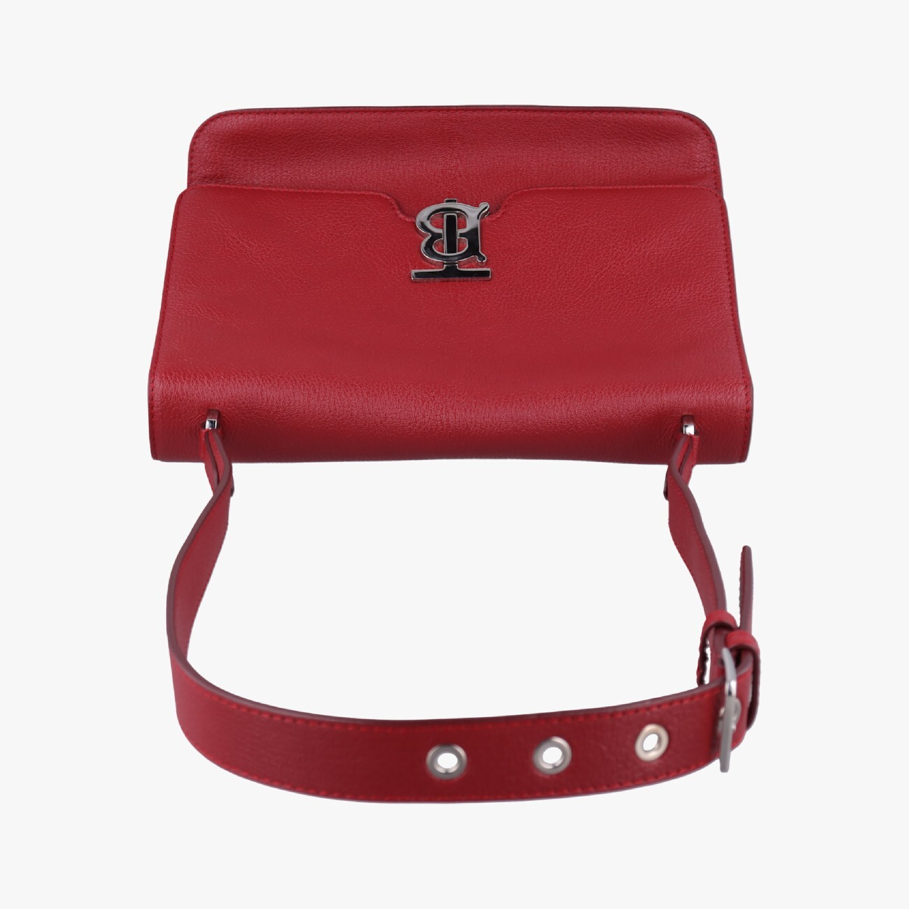 TB logo red leather shoulder bag 8030187/70E — view 5