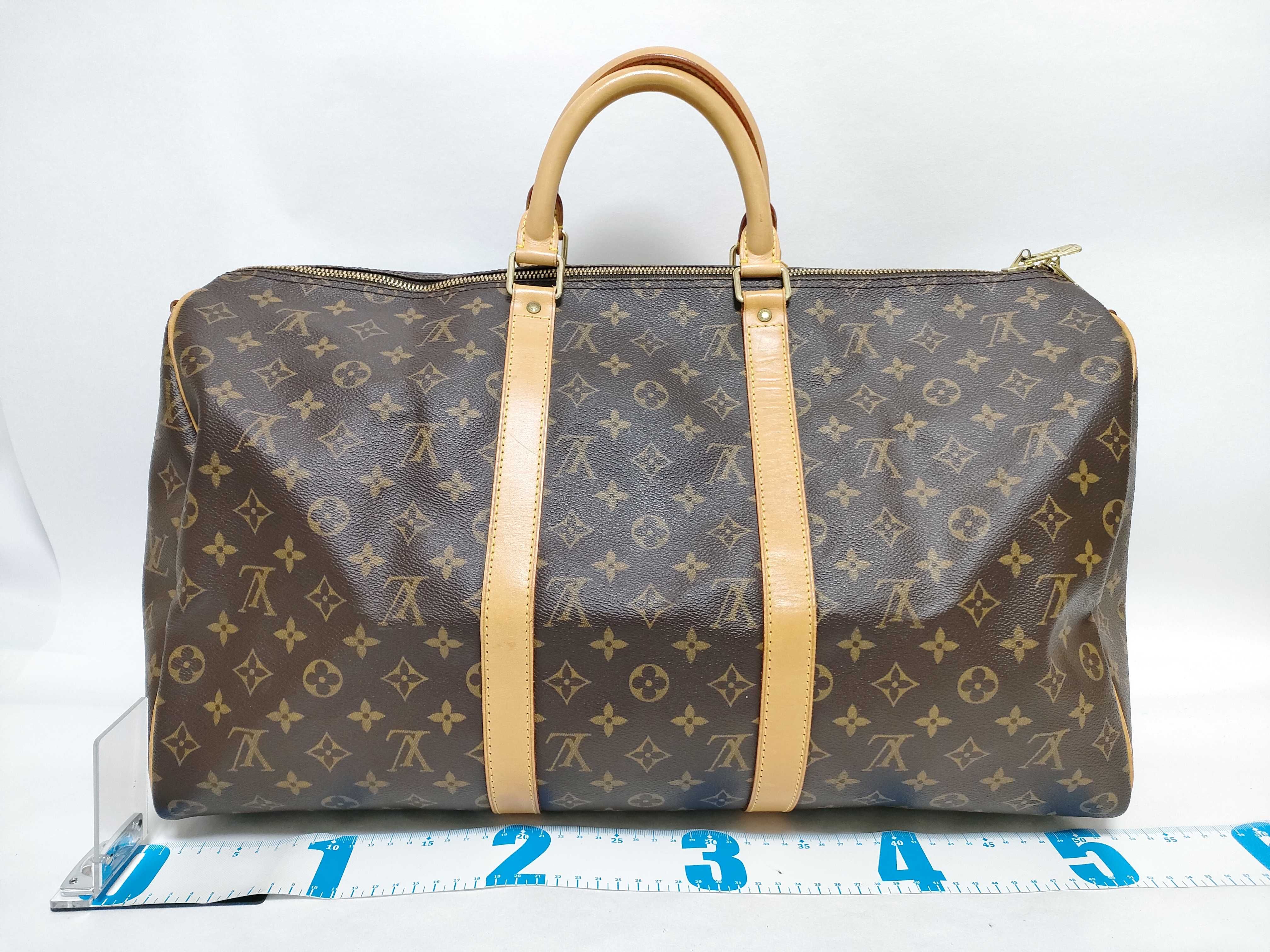 Monogram Keepall 50 Bandoulière Strap Shoulder Bag — view 2