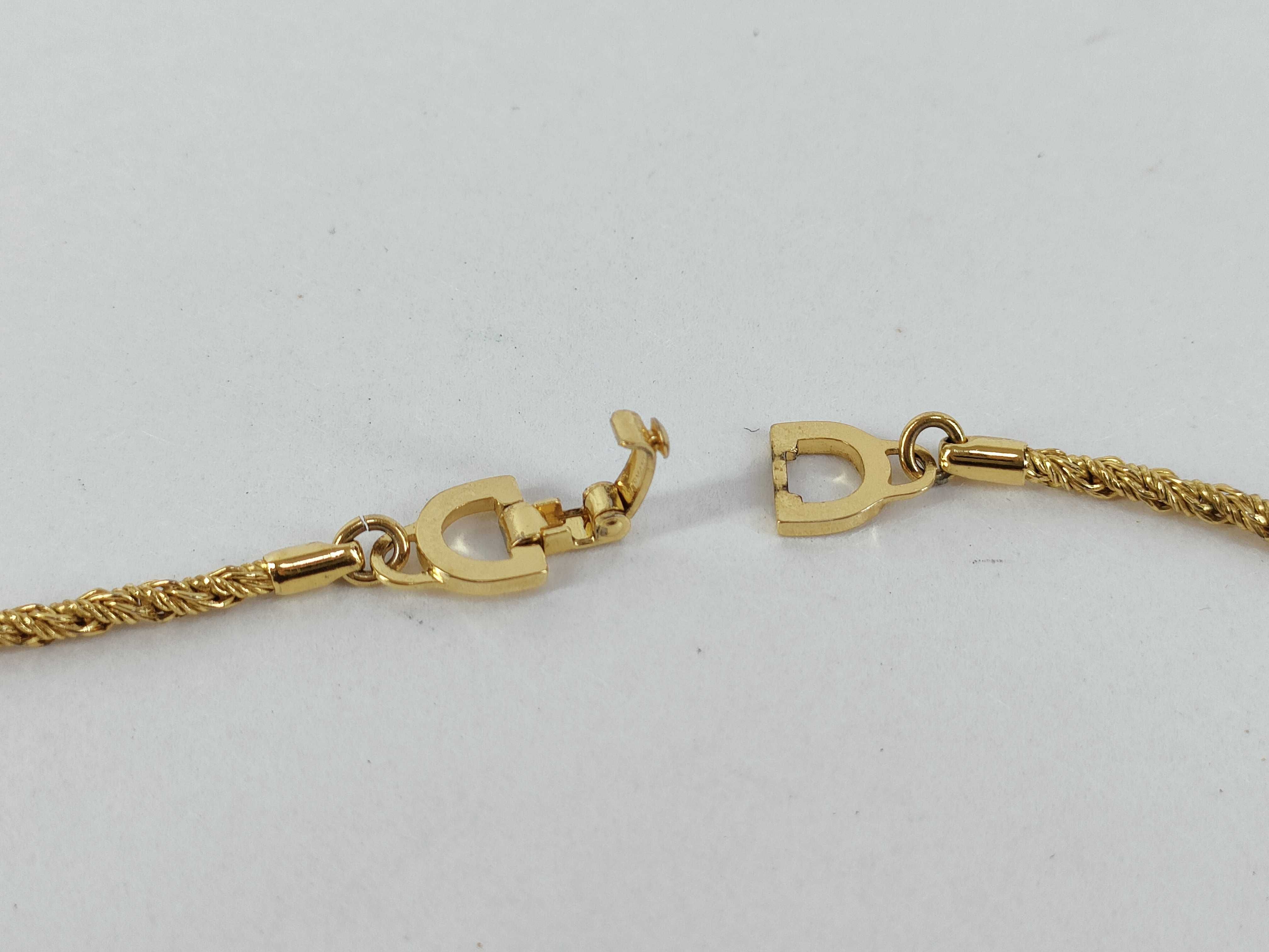 Christian CD logo necklace pendant, vintage, chain approximately 44cm. — view 5