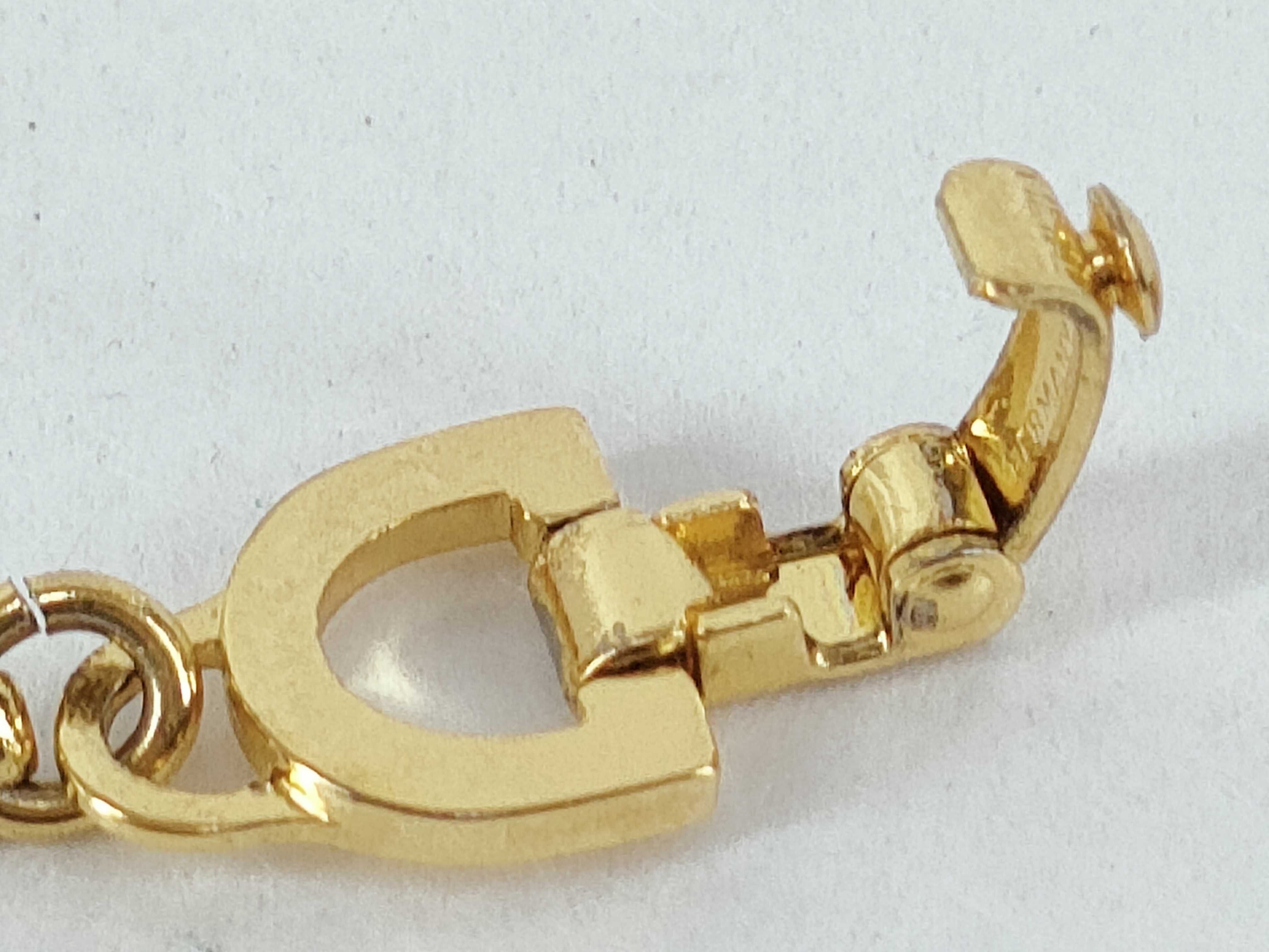 Christian CD logo necklace pendant, vintage, chain approximately 44cm. — view 6