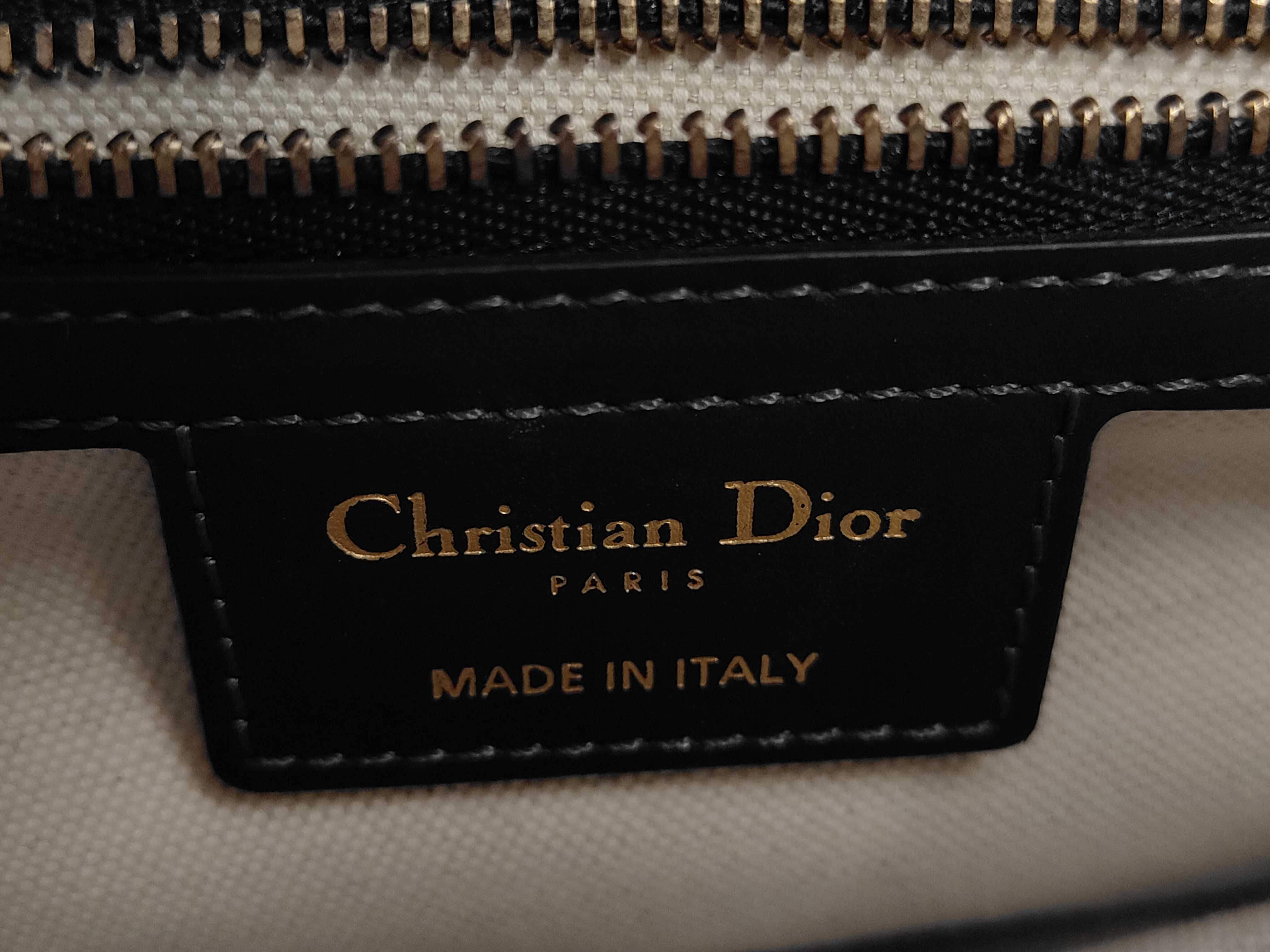 Dior Oblique Saddle Handbag with Strap — view 12