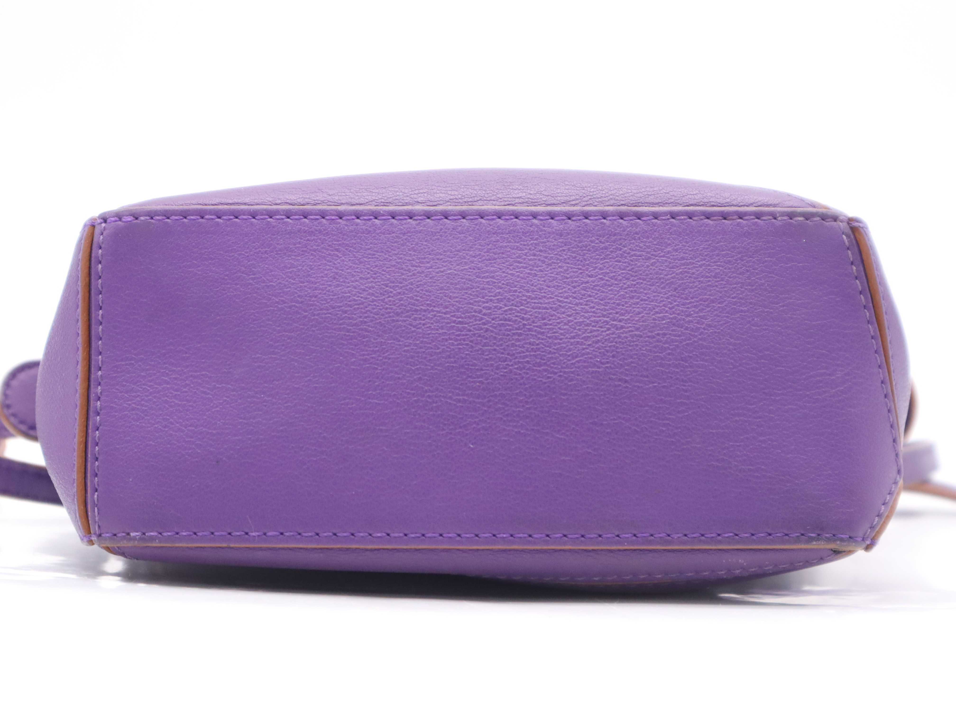 Puzzle Bag Mini 2-Way Handbag with Shoulder Strap, Purple Shoulder Bag — view 4