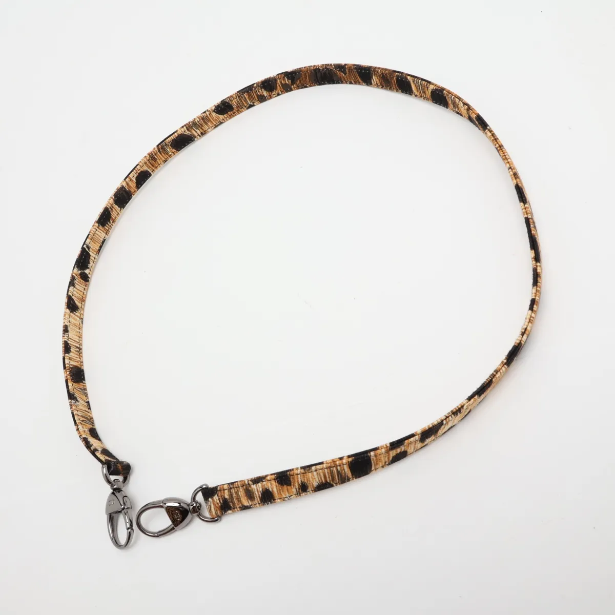Lady Dior Canvas 2-Way Handbag, Leopard Print, Unsigned Guarantee Card — view 7