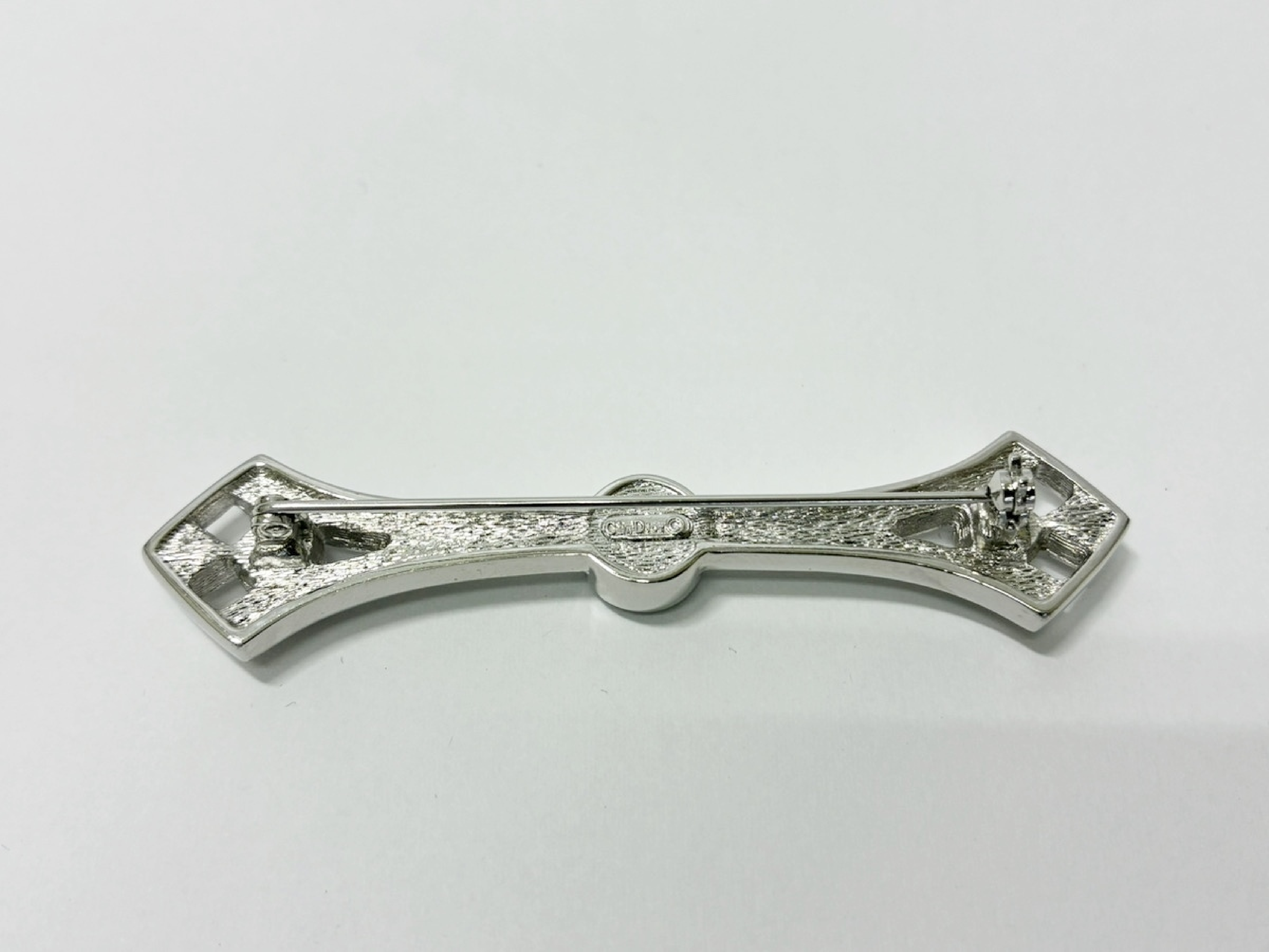 Rhinestone Brooch, Silver Color — view 2