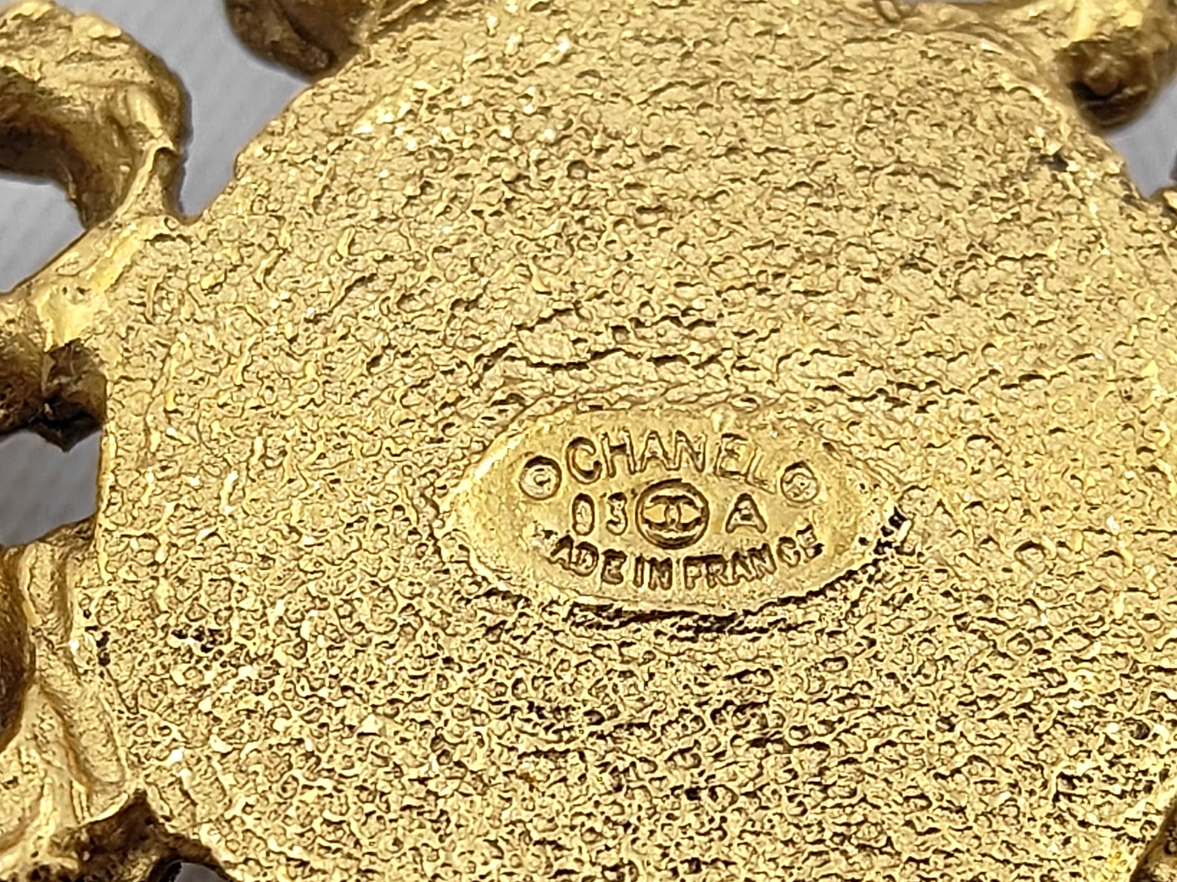 Coco Mark Lava Brooch (with markings) — view 4