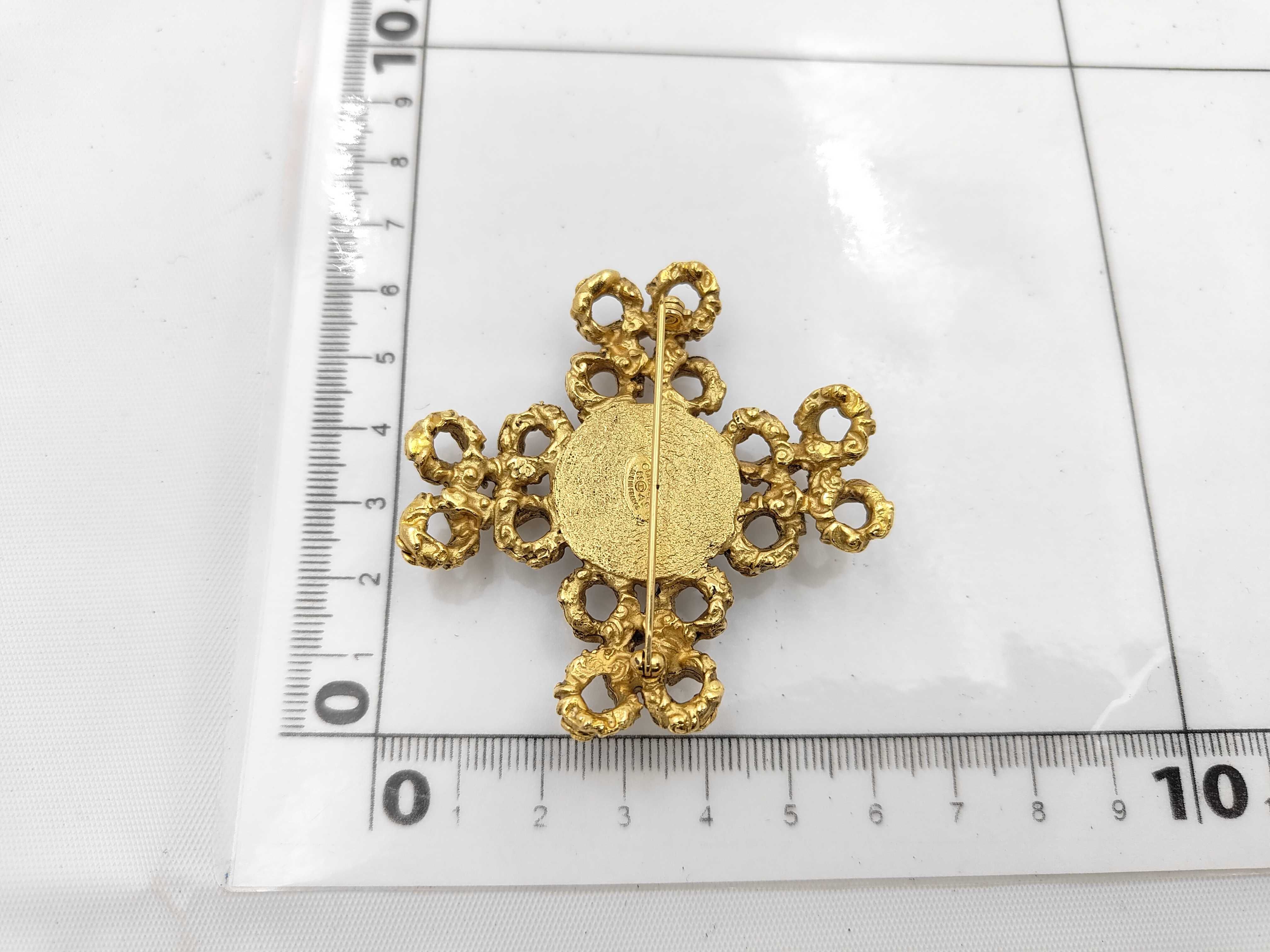 Coco Mark Lava Brooch (with markings) — view 5