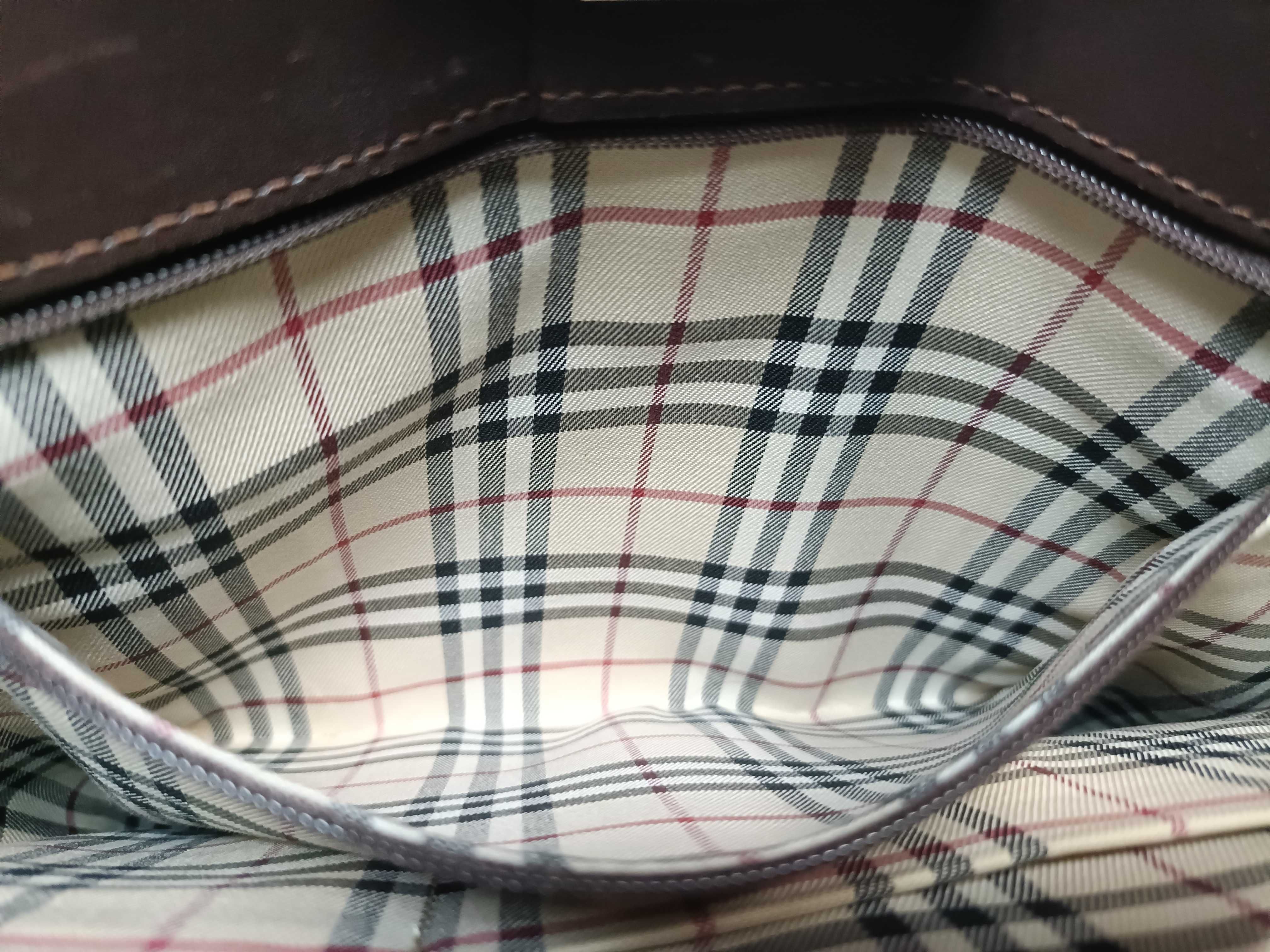 Shoulder Leather Nova Check Tote Bag — view 11