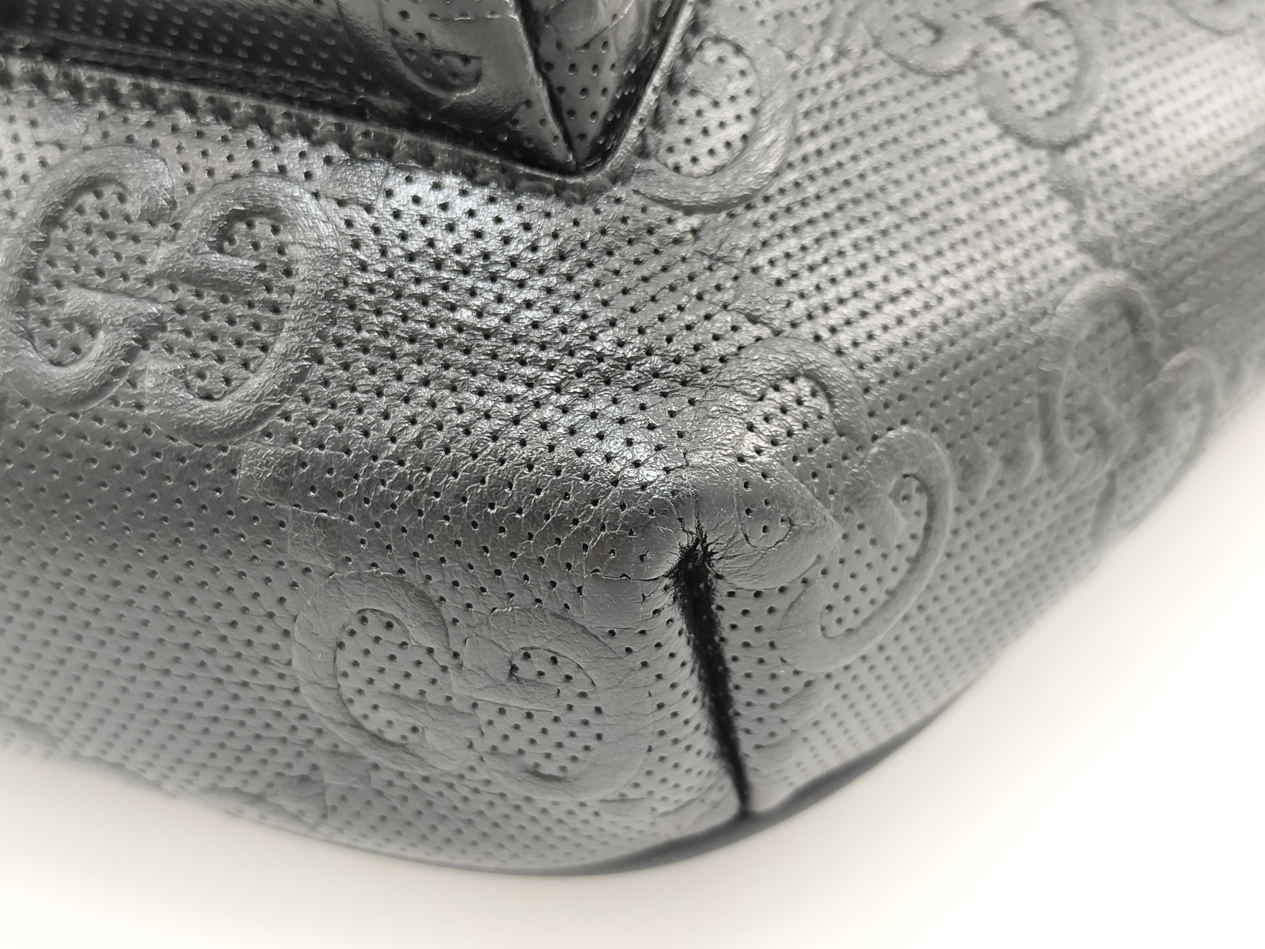 GG Waist Bag, GG Embossed, Black, 645093 — view 7