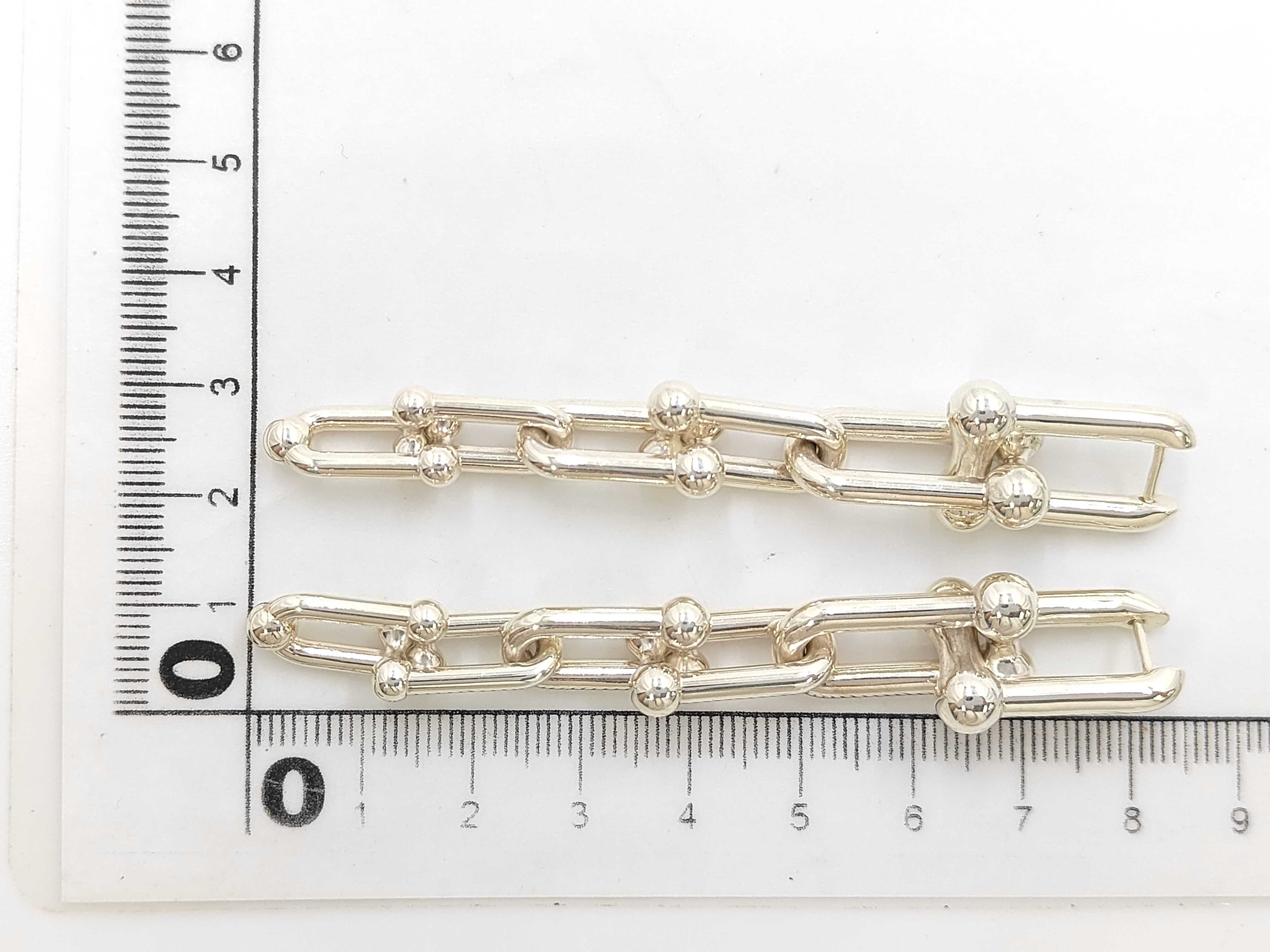 TIFFANY&Co. Hardware Graduated Link Earrings Ag925 22.7g Bracelet/Bangle — view 6