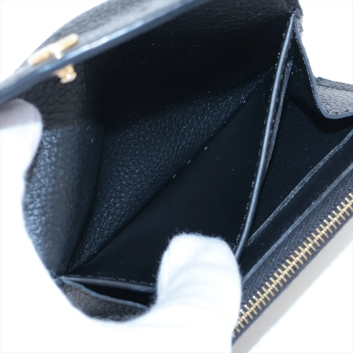 Monogram Empreinte Portemonnaie Rosalie M81455 Noir Coin Case (RFID detected) — view 4
