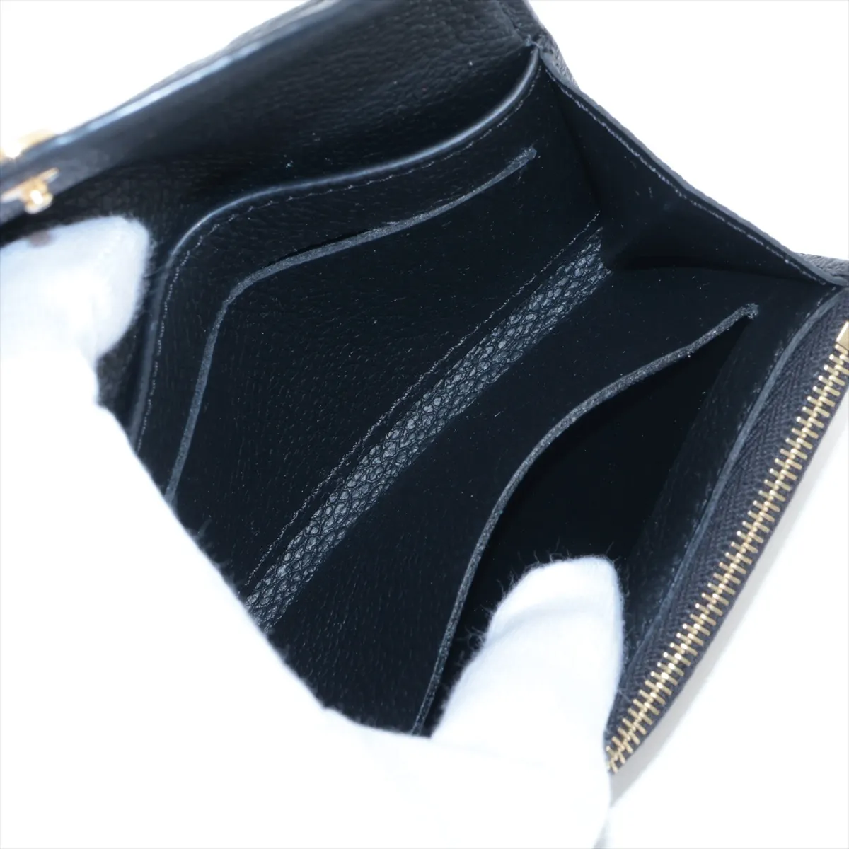 Monogram Empreinte Portemonnaie Rosalie M81455 Noir Coin Case (RFID detected) — view 5