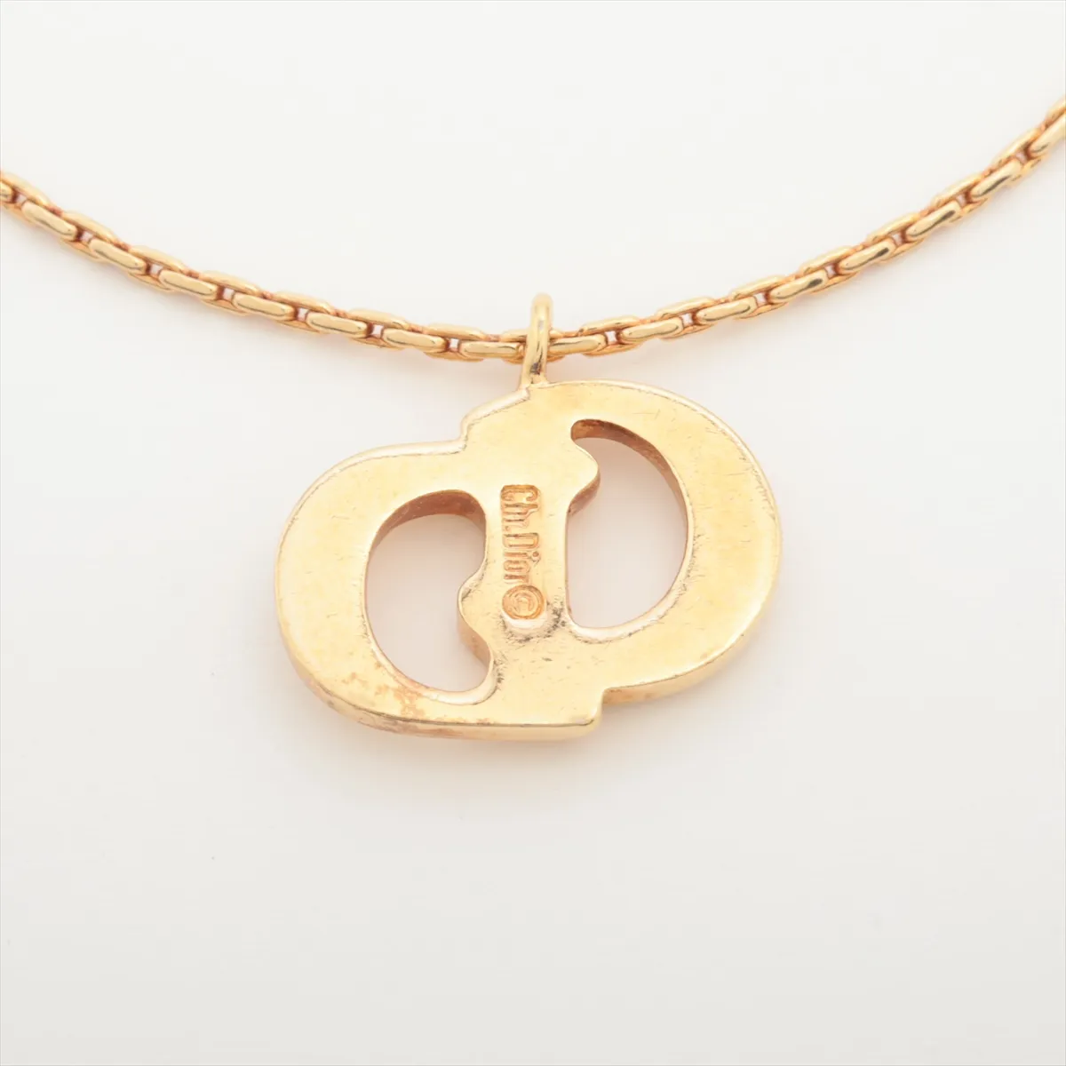 CD logo bracelet, GP gold, dents, — view 3