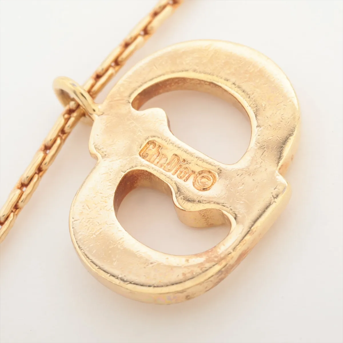 CD logo bracelet, GP gold, dents, — view 5