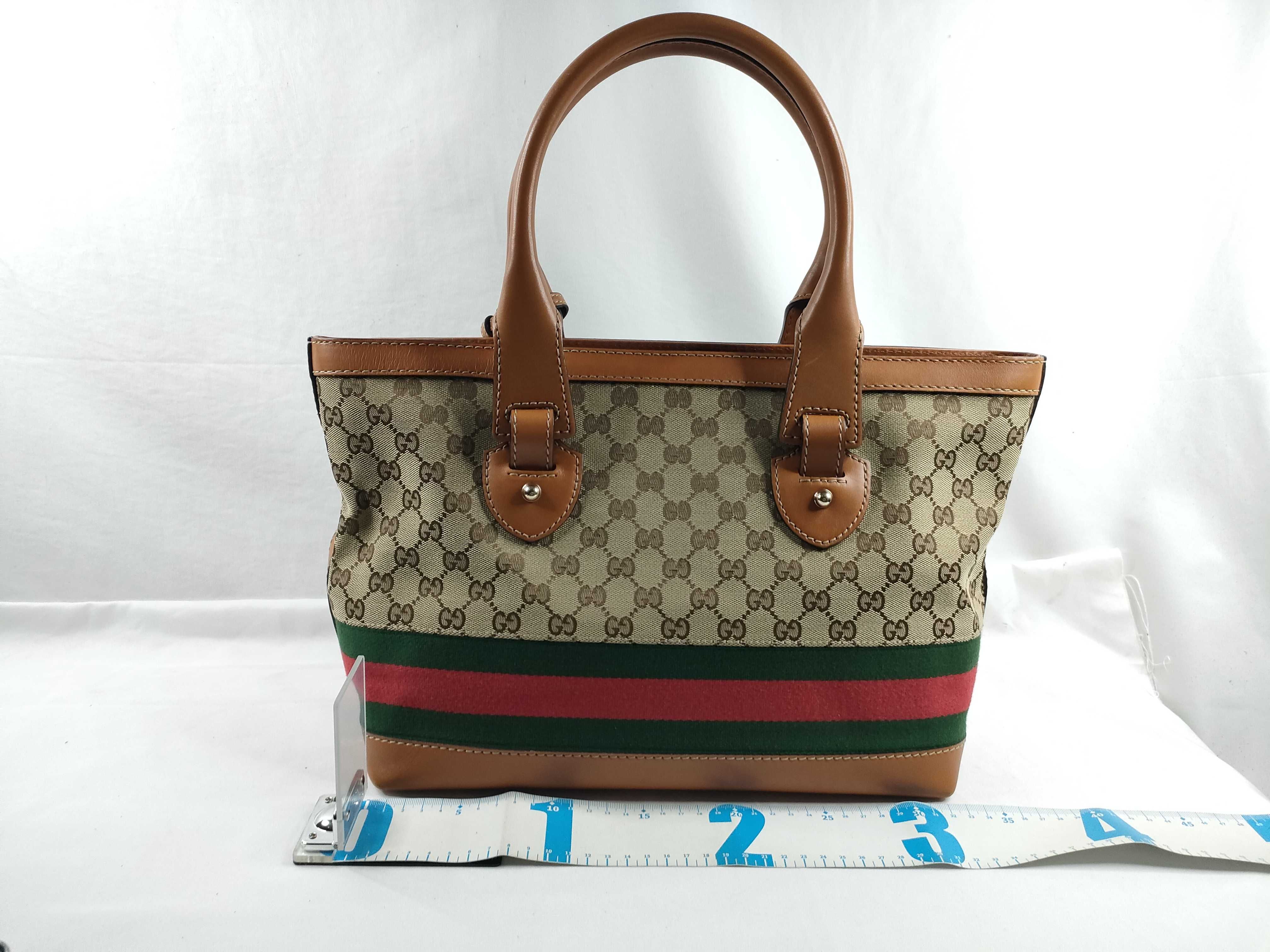 GG Canvas Sherry Line Tote Bag — view 2