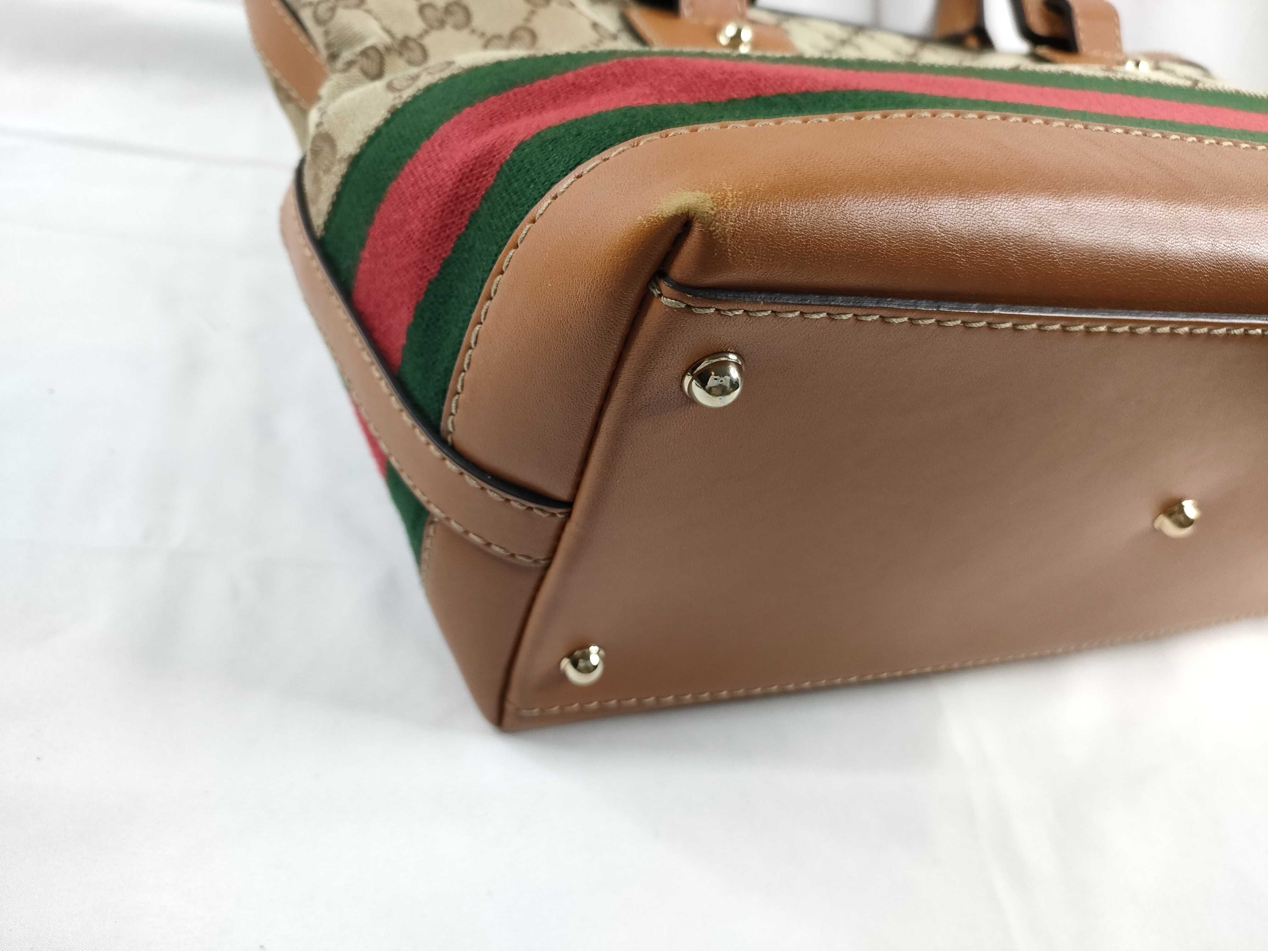 GG Canvas Sherry Line Tote Bag — view 3