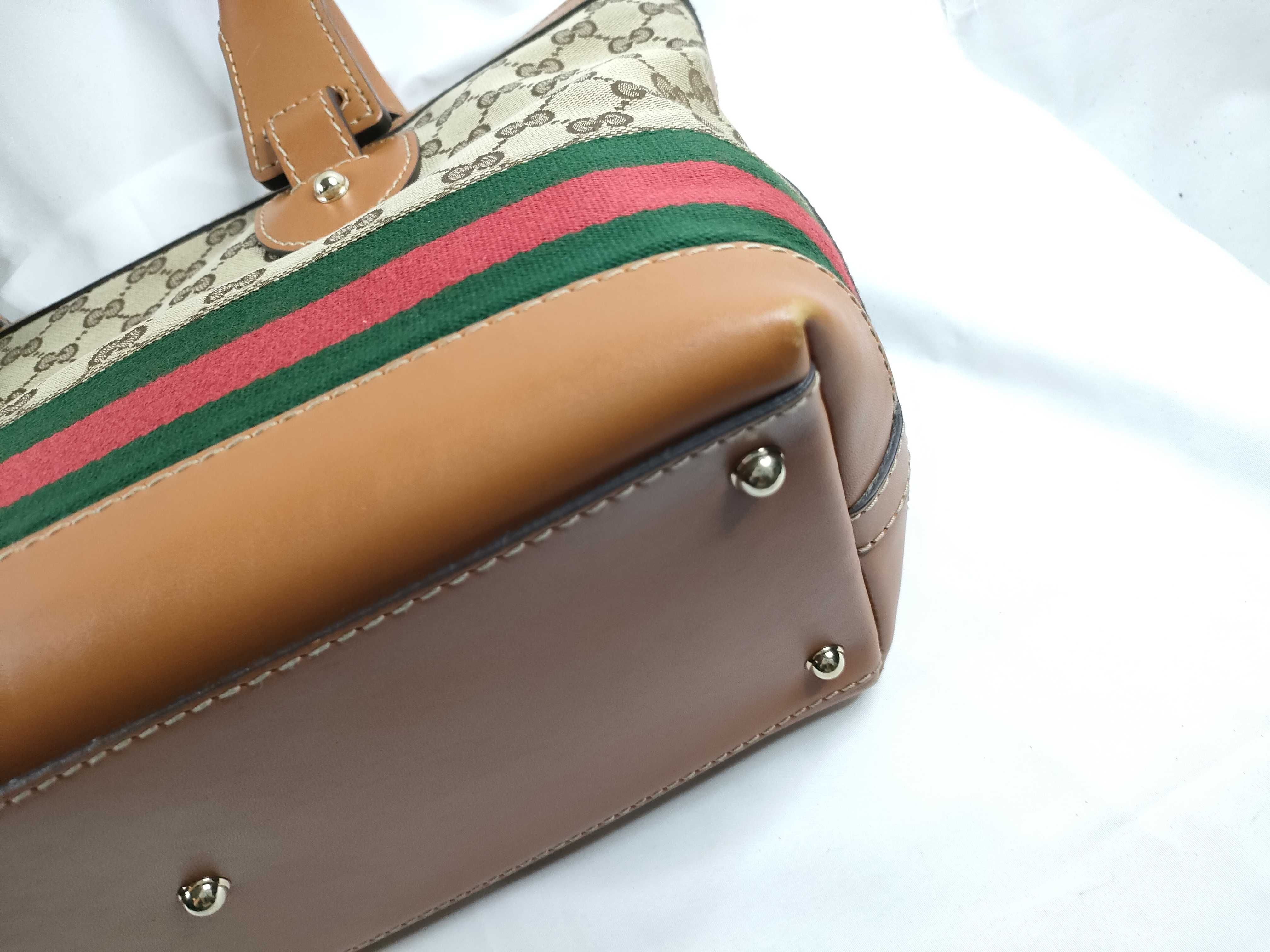GG Canvas Sherry Line Tote Bag — view 5