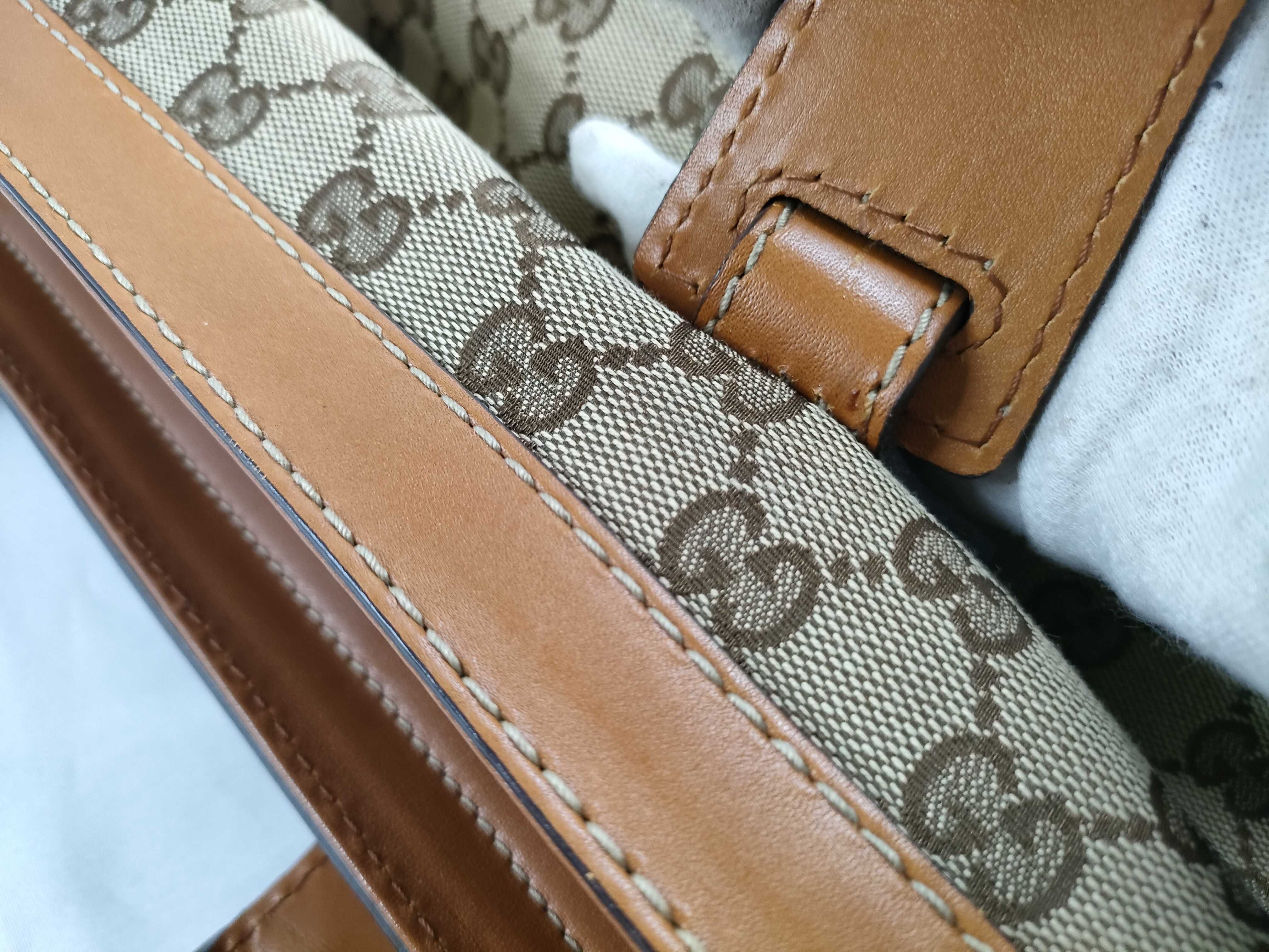 GG Canvas Sherry Line Tote Bag — view 9