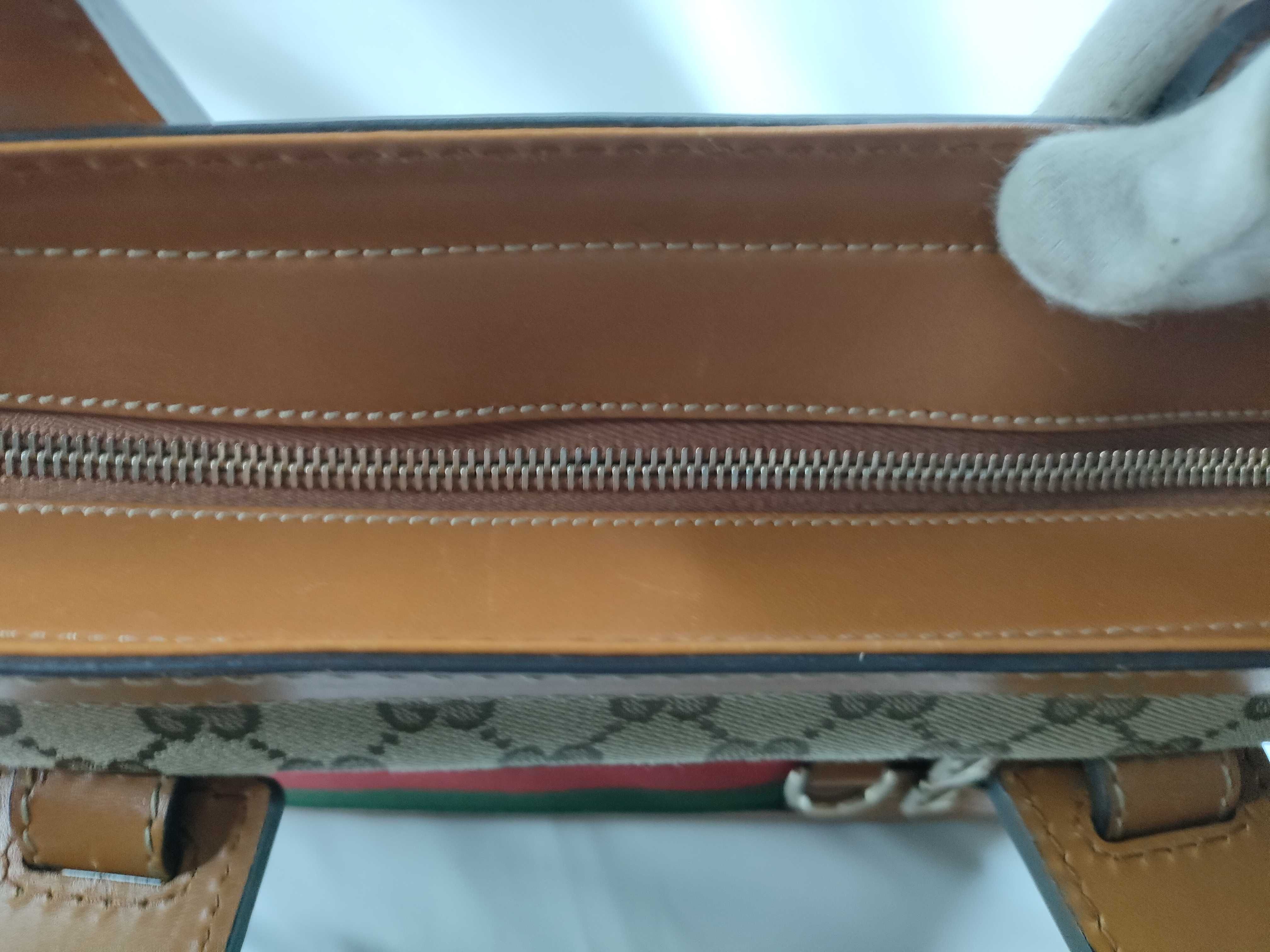 GG Canvas Sherry Line Tote Bag — view 10