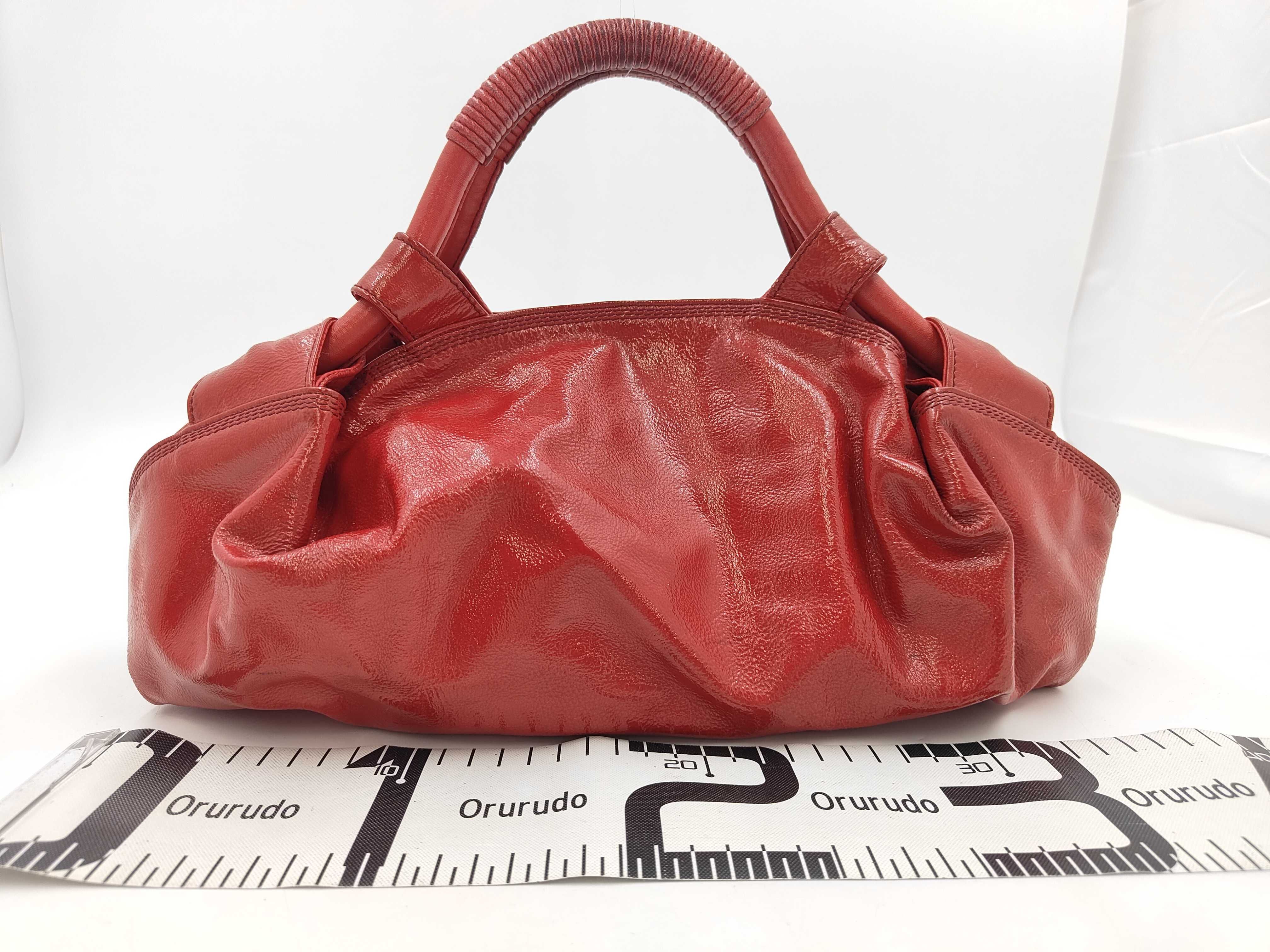 Nappa Aire Shoulder Bag, Red — view 2