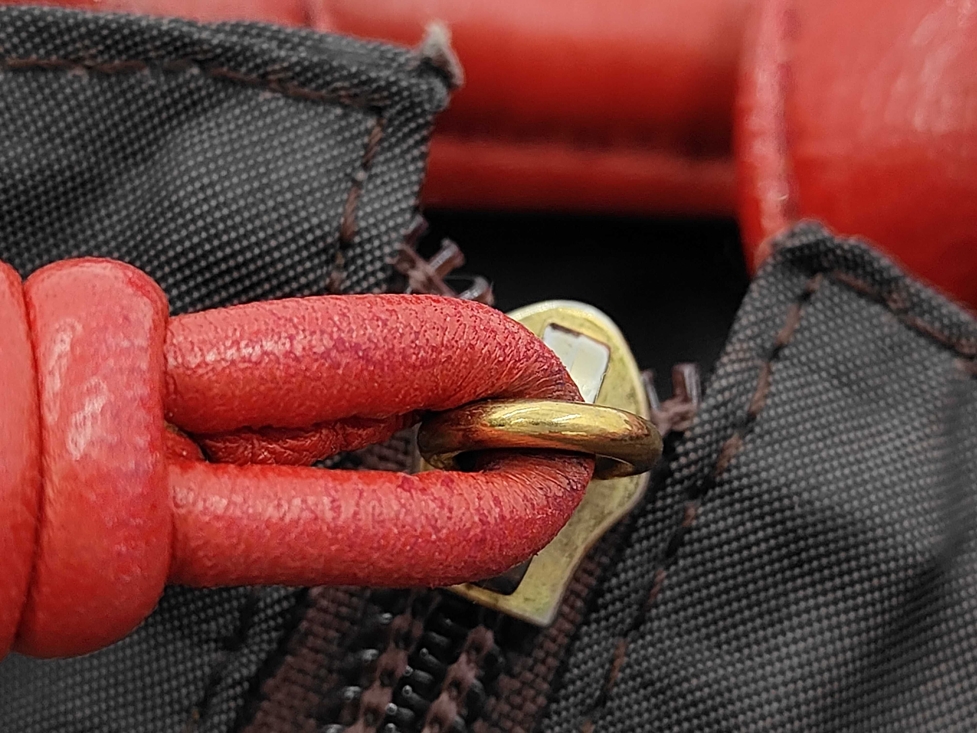 Nappa Aire Shoulder Bag, Red — view 14