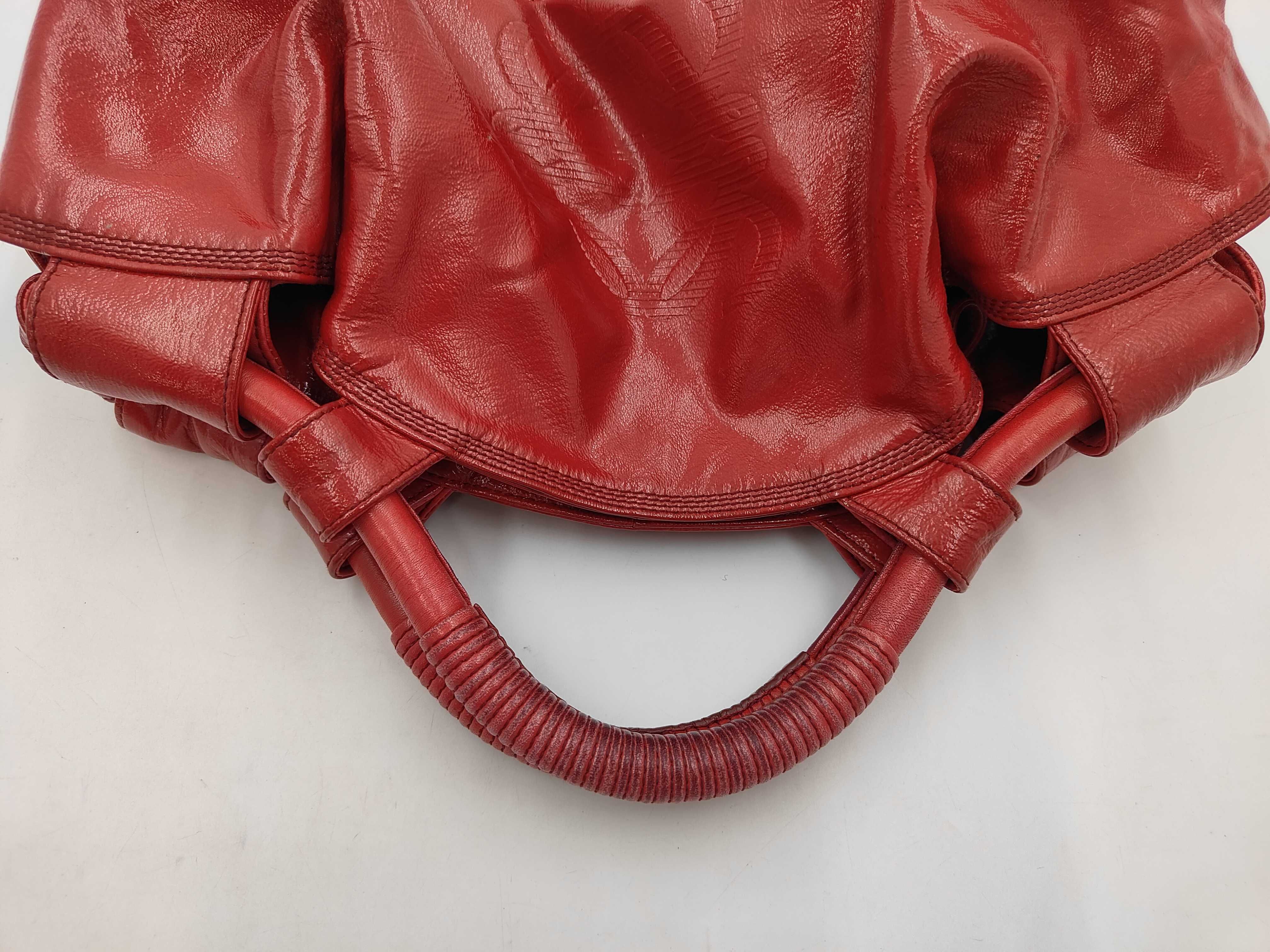 Nappa Aire Shoulder Bag, Red — view 3