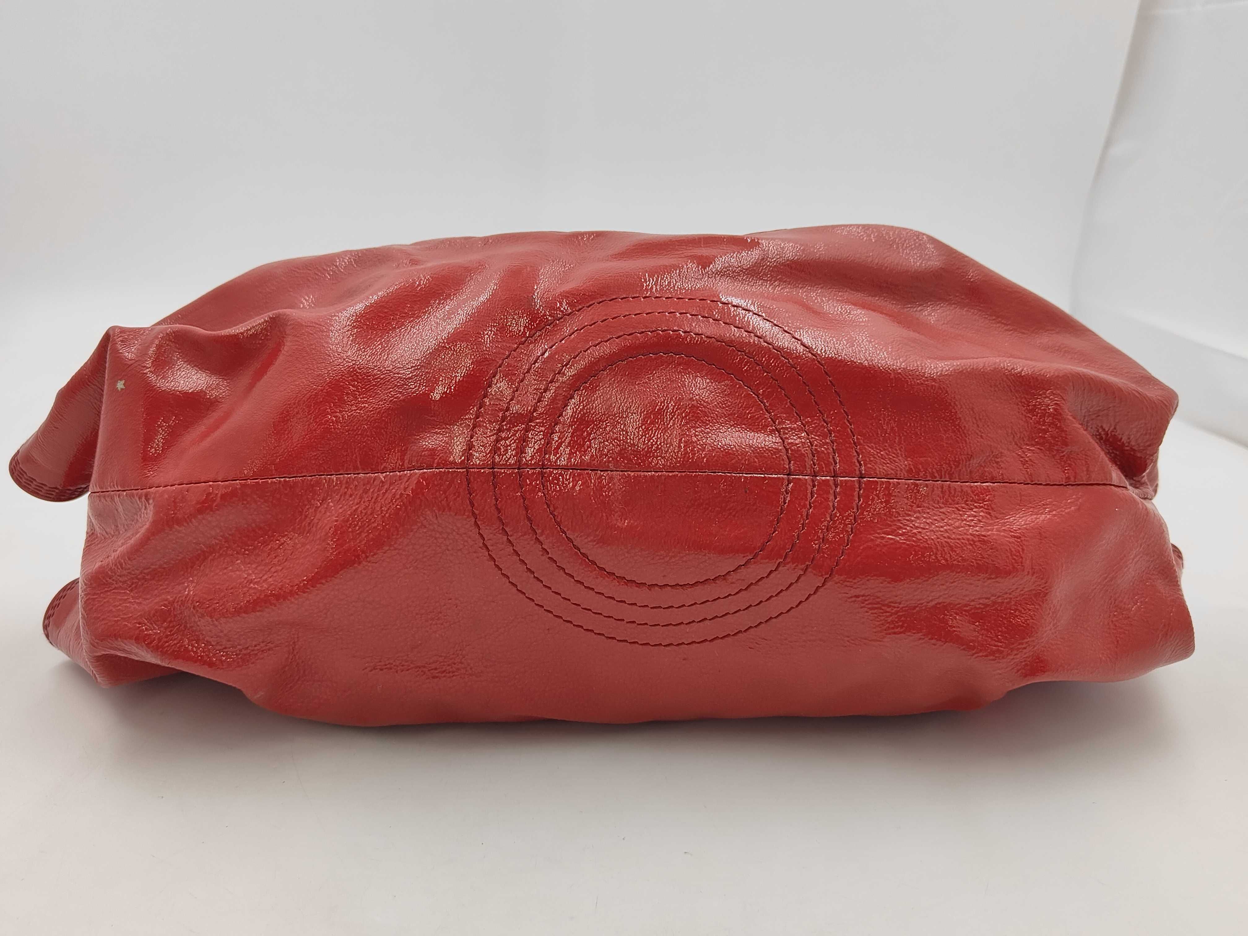 Nappa Aire Shoulder Bag, Red — view 6