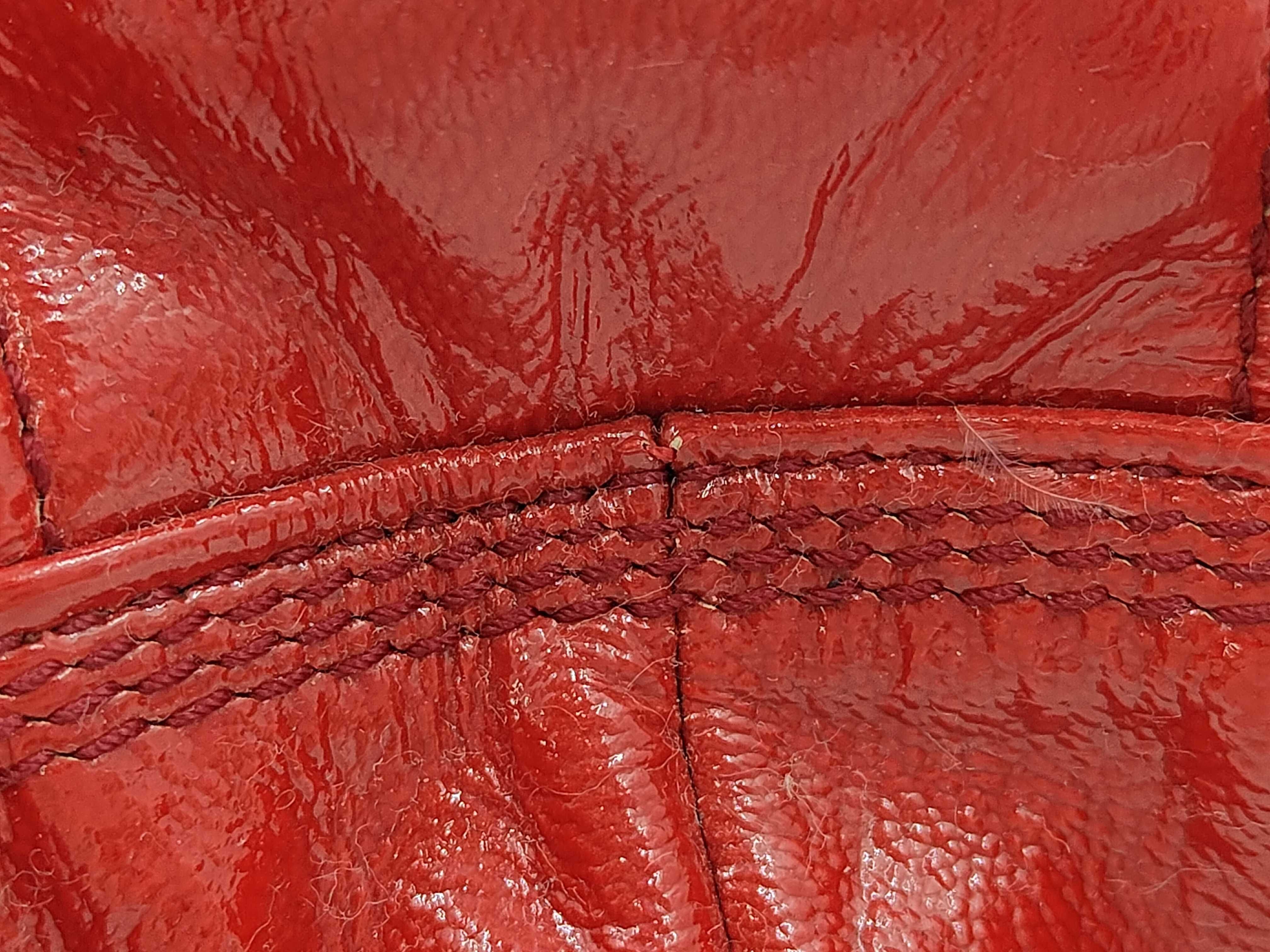 Nappa Aire Shoulder Bag, Red — view 8