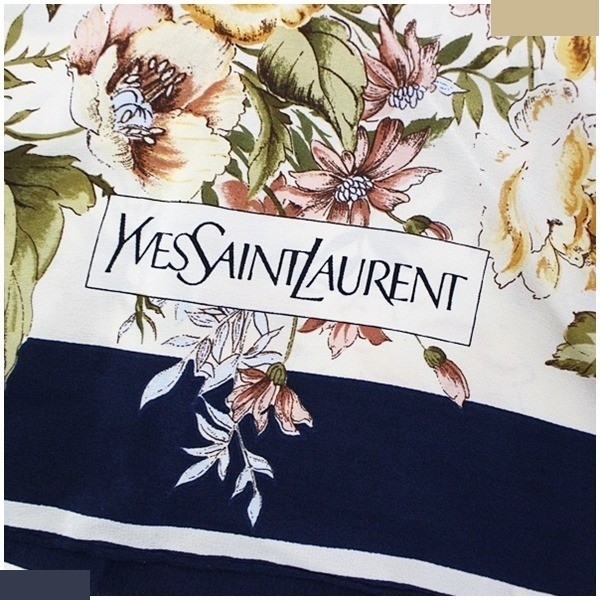 Silk Scarf Floral Pattern — view 4