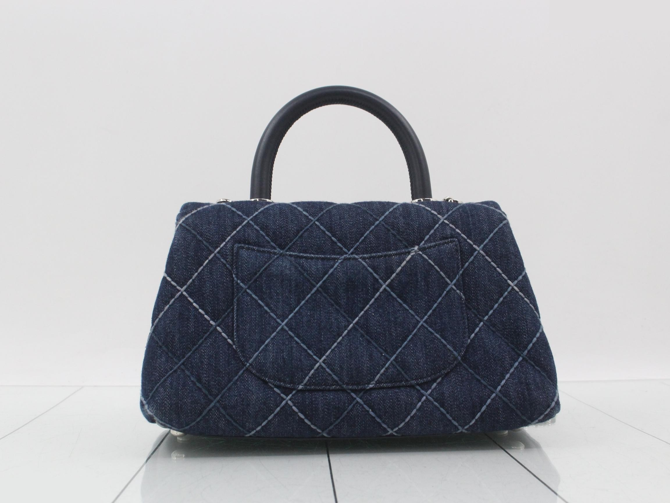 Denim Coco Handle 2-Way Shoulder Bag — view 2