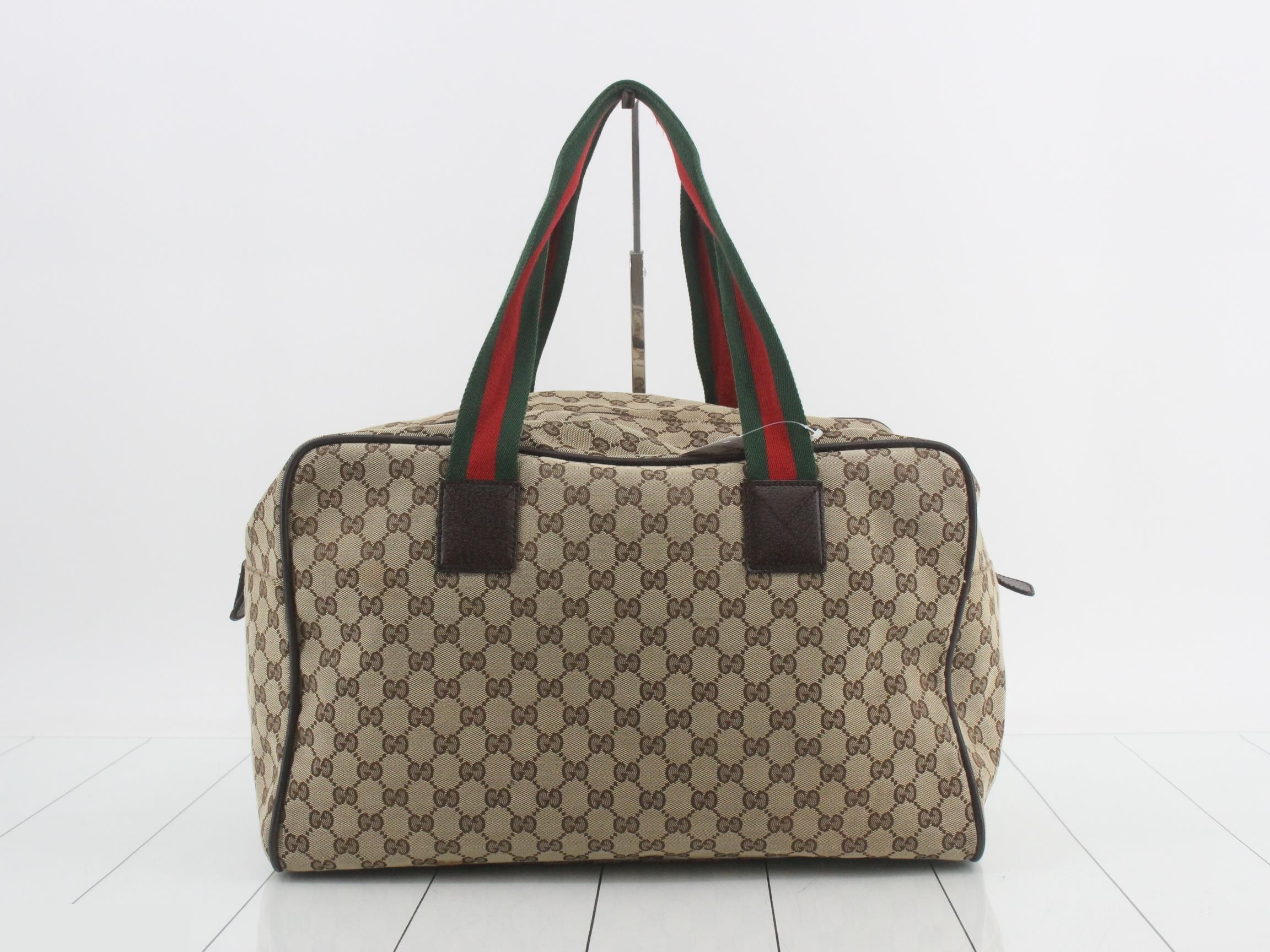 GG Canvas Sherry Line Boston Bag — view 2