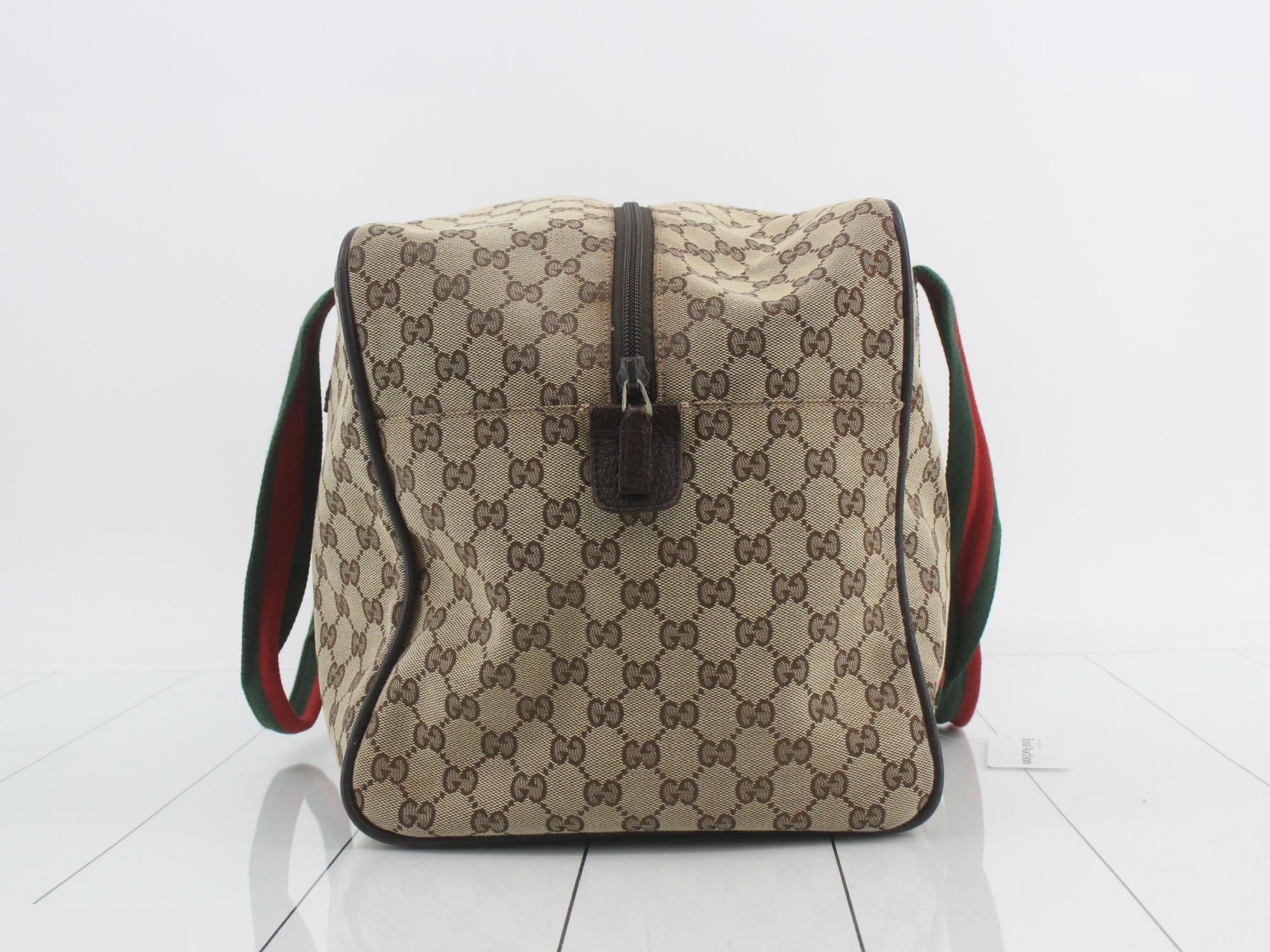 GG Canvas Sherry Line Boston Bag — view 3