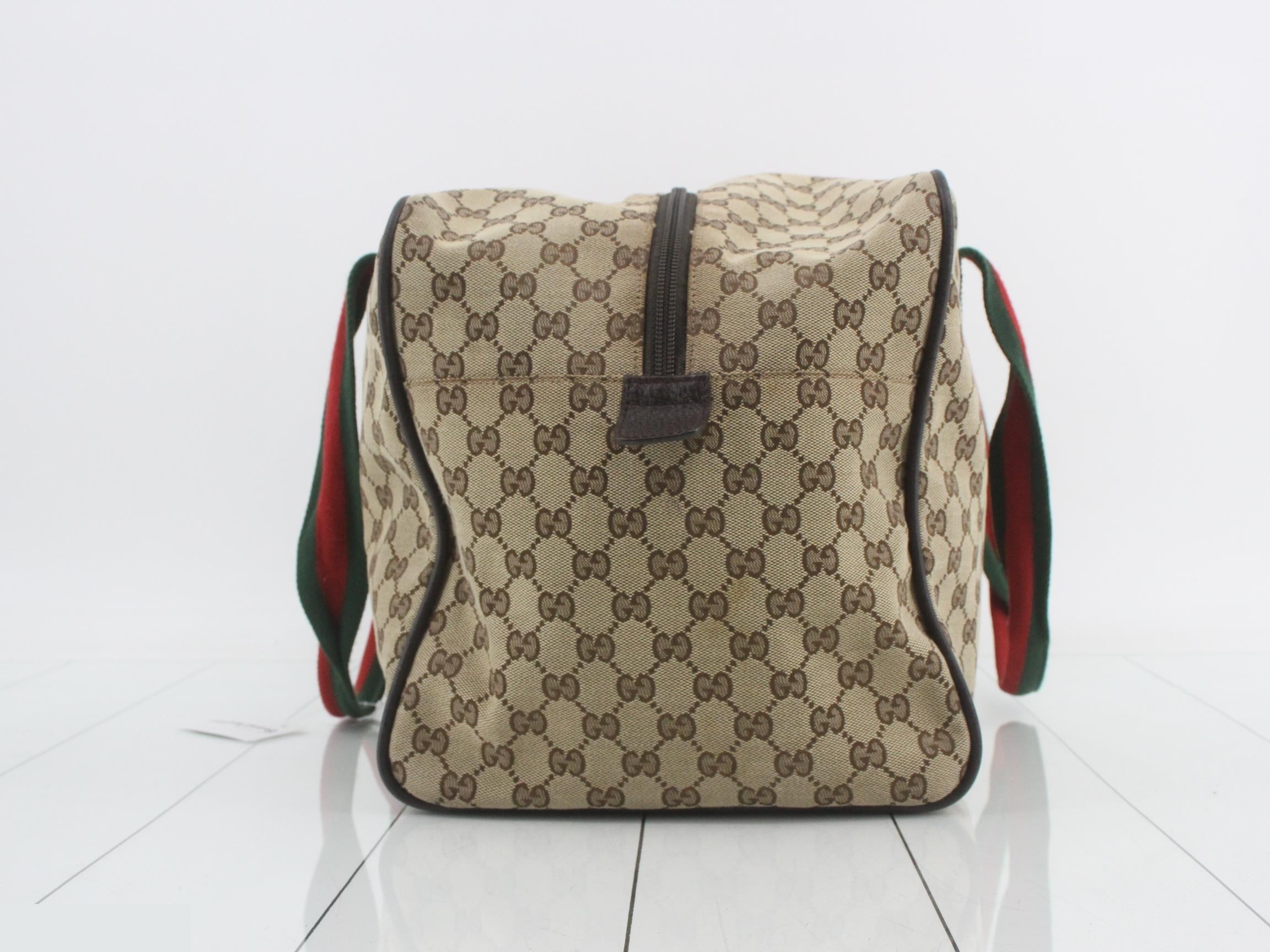 GG Canvas Sherry Line Boston Bag — view 4