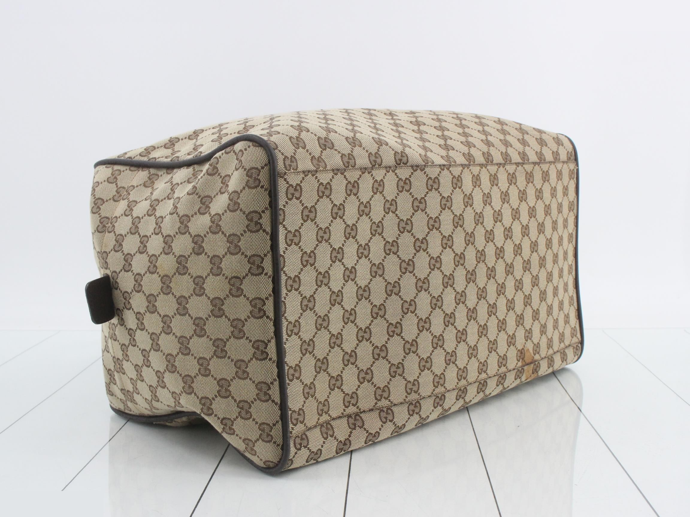 GG Canvas Sherry Line Boston Bag — view 5