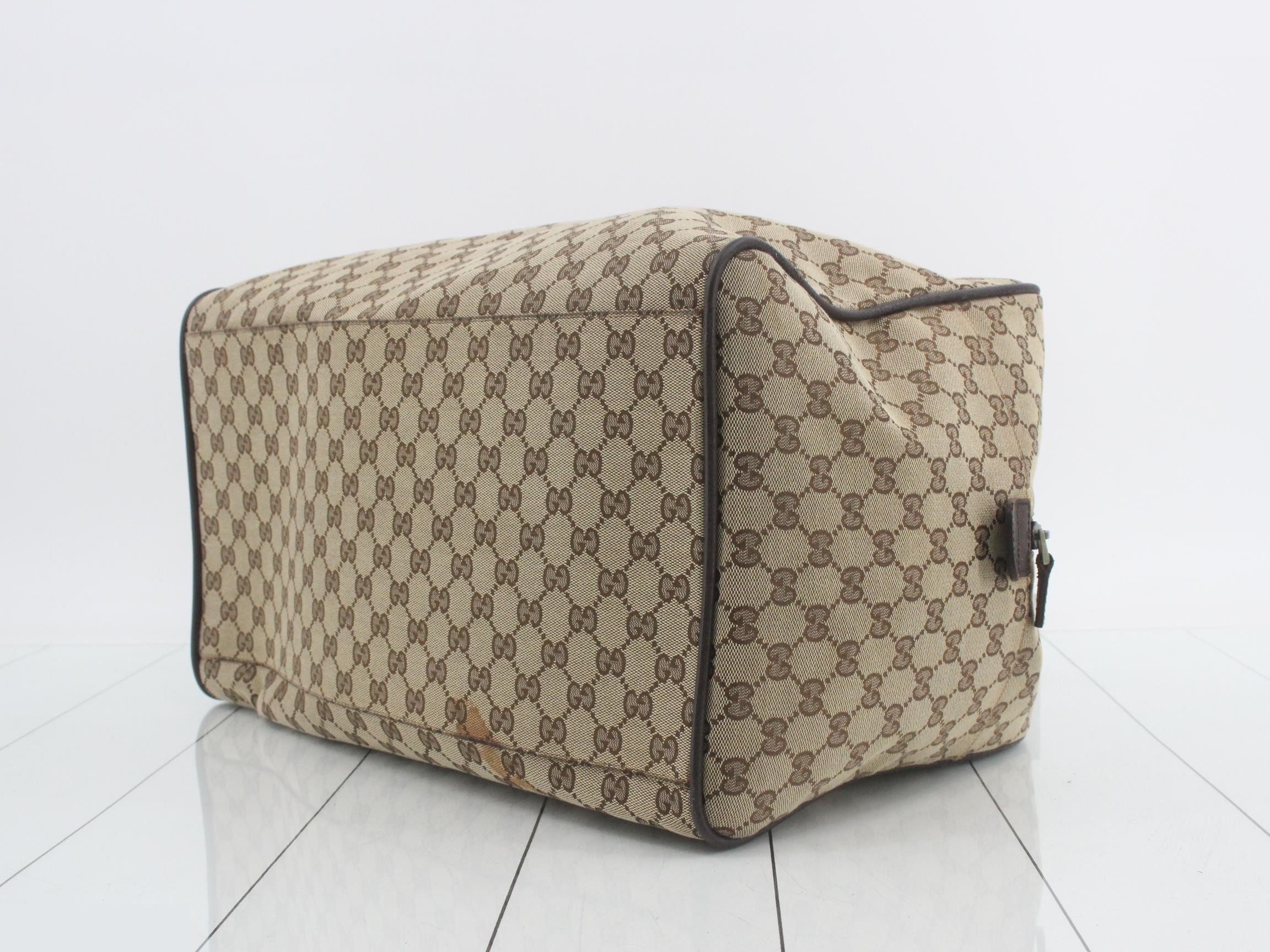 GG Canvas Sherry Line Boston Bag — view 6