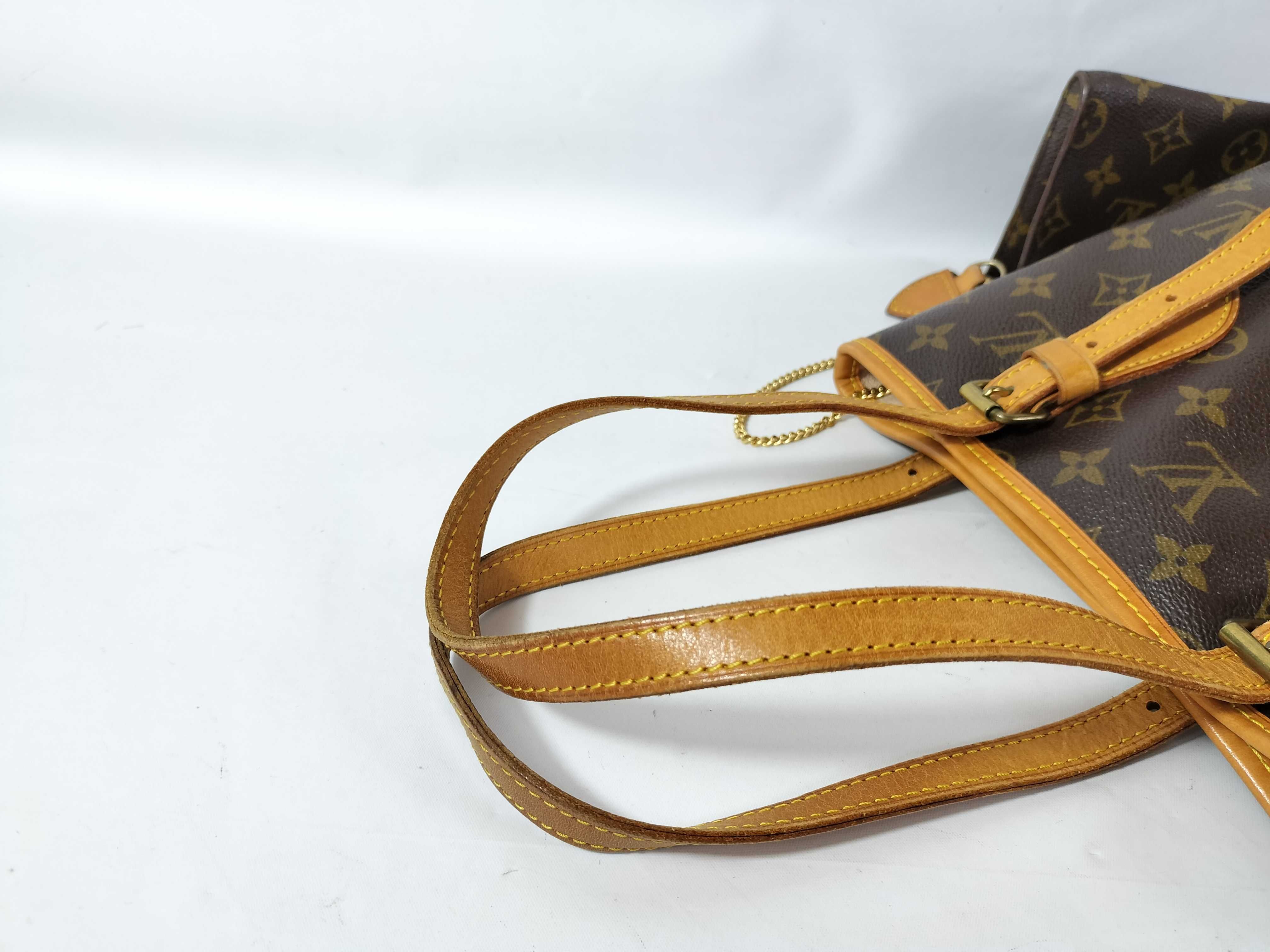 Monogram Louis Vuitton Bucket PM with Pouch FL0041 Handbag — view 3