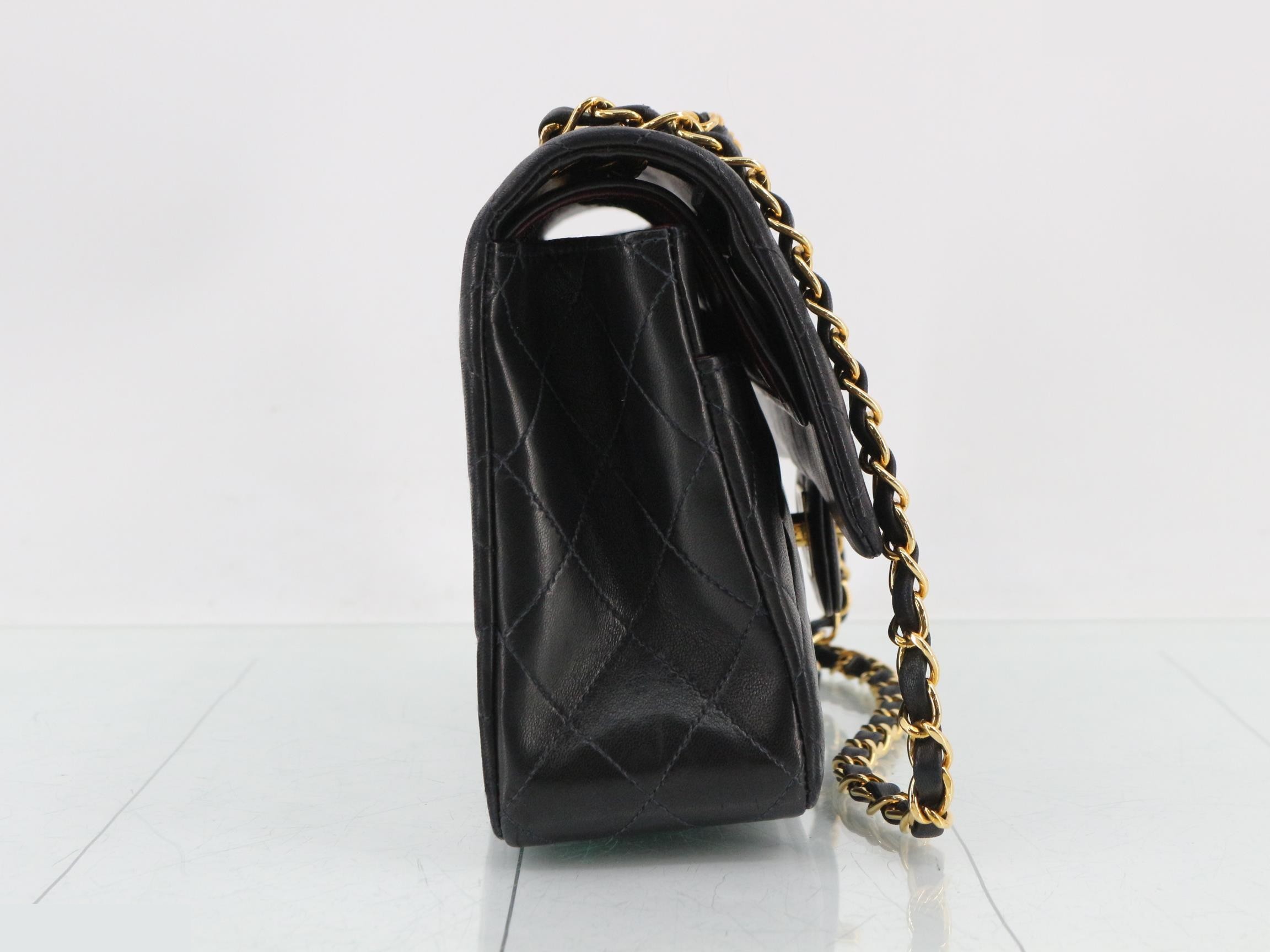 Matelasse 25 Lambskin Double Flap Chain Shoulder Bag — view 4