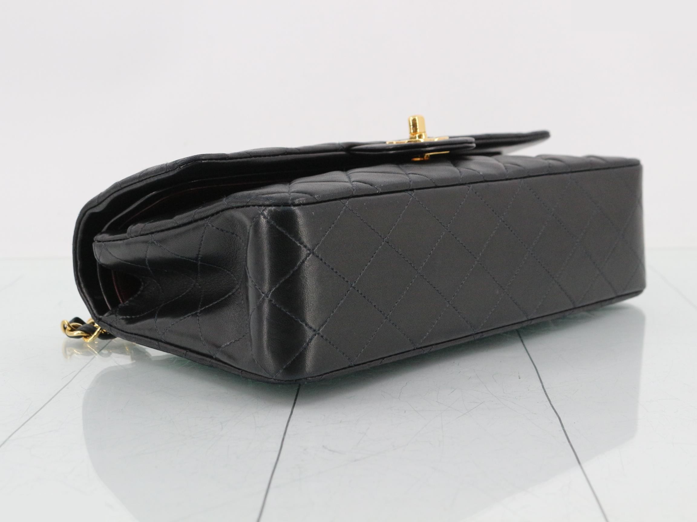 Matelasse 25 Lambskin Double Flap Chain Shoulder Bag — view 5