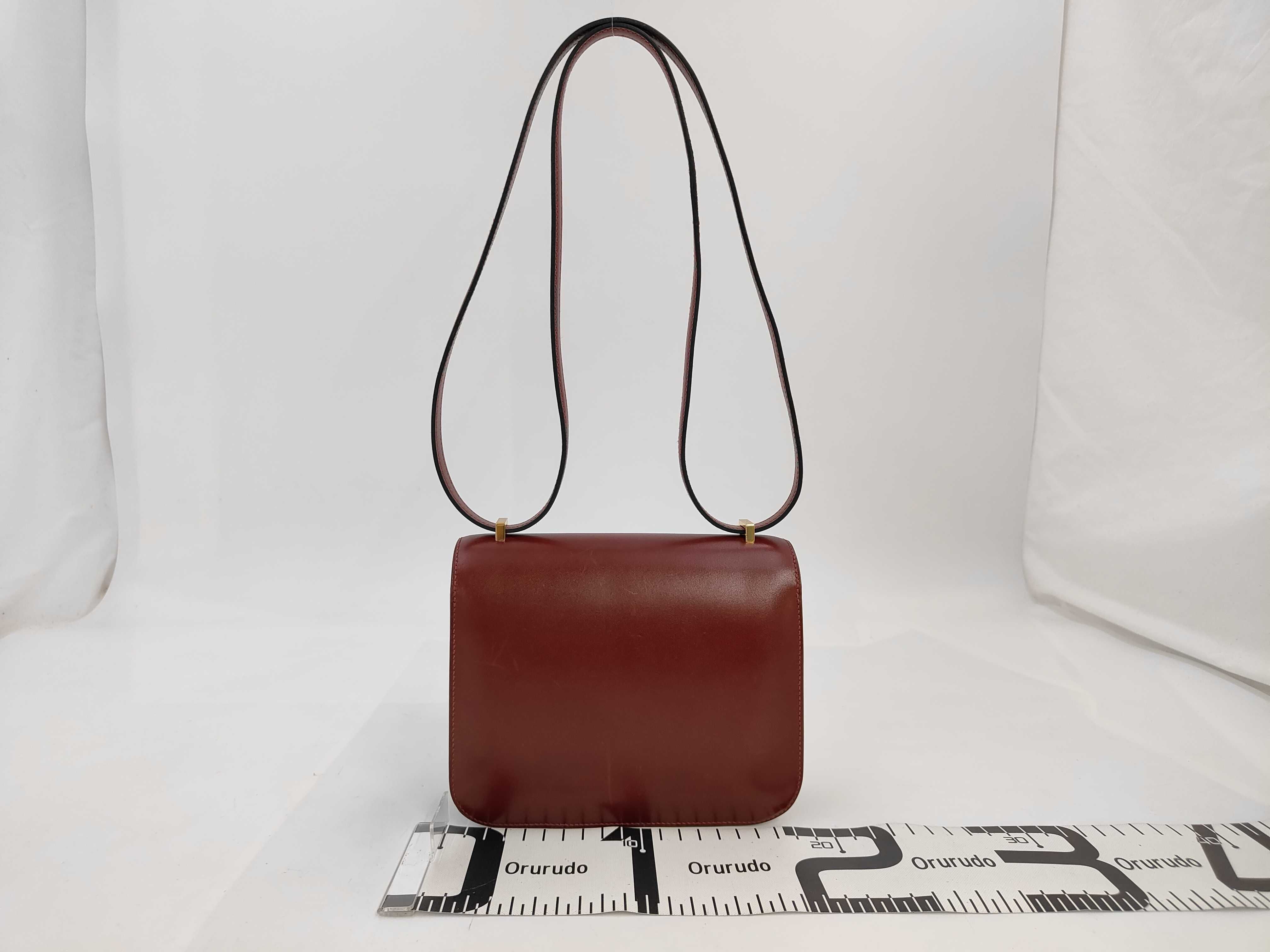 Mini Constance Mini 3 Box Calf C Stamp Bordeaux CPN7DO Shoulder Bag — view 2