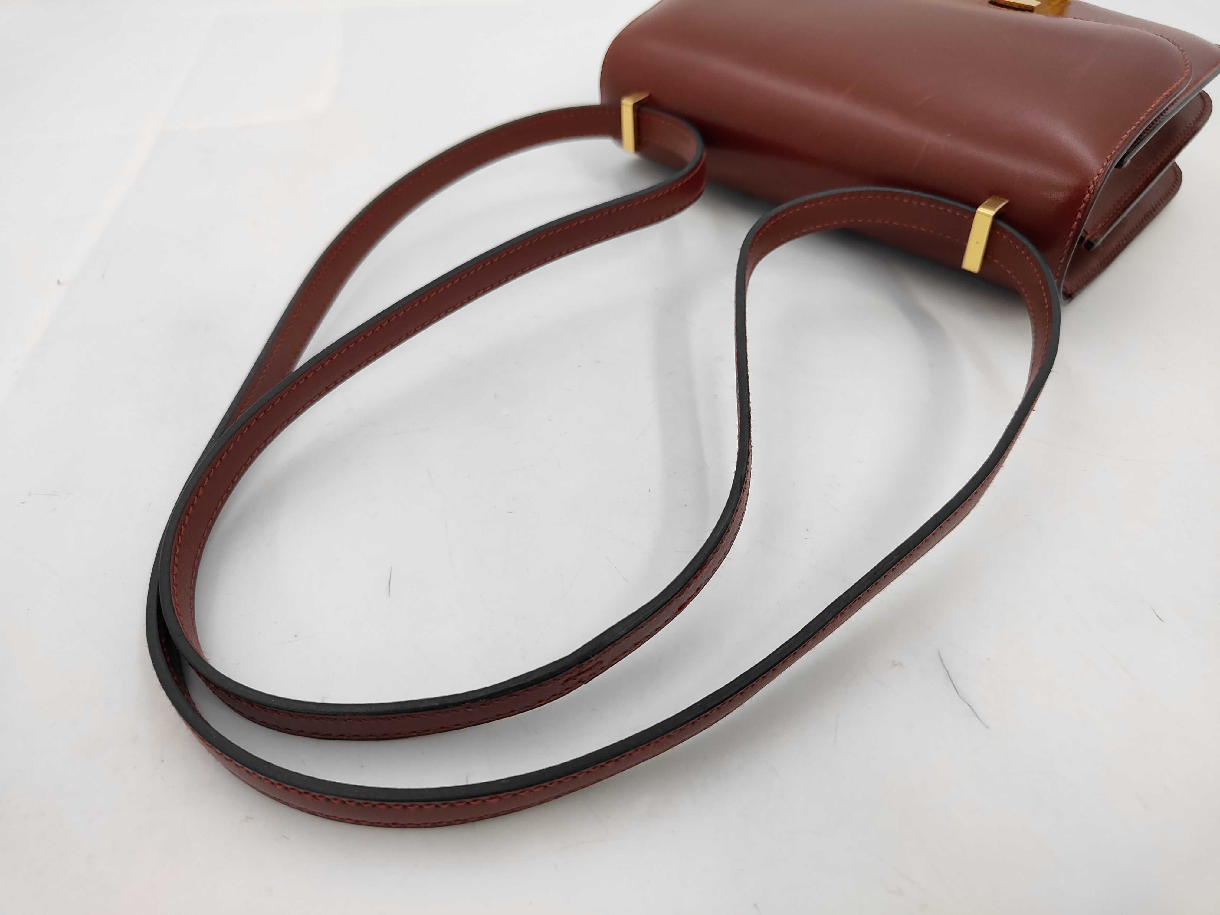 Mini Constance Mini 3 Box Calf C Stamp Bordeaux CPN7DO Shoulder Bag — view 3