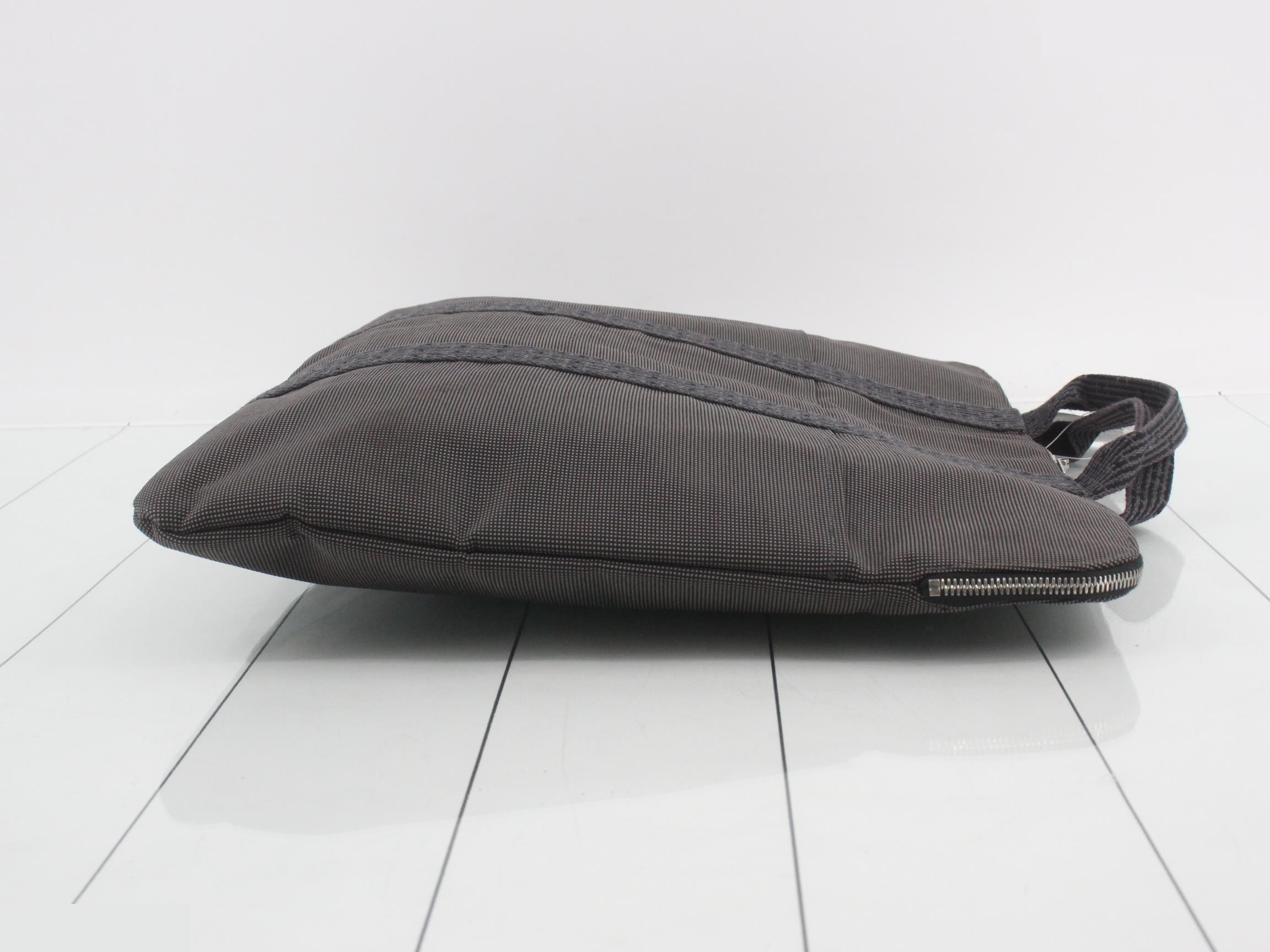Airline Document Case, Gray, Silver Hardware, 54 x 40 x 2 cm — view 3