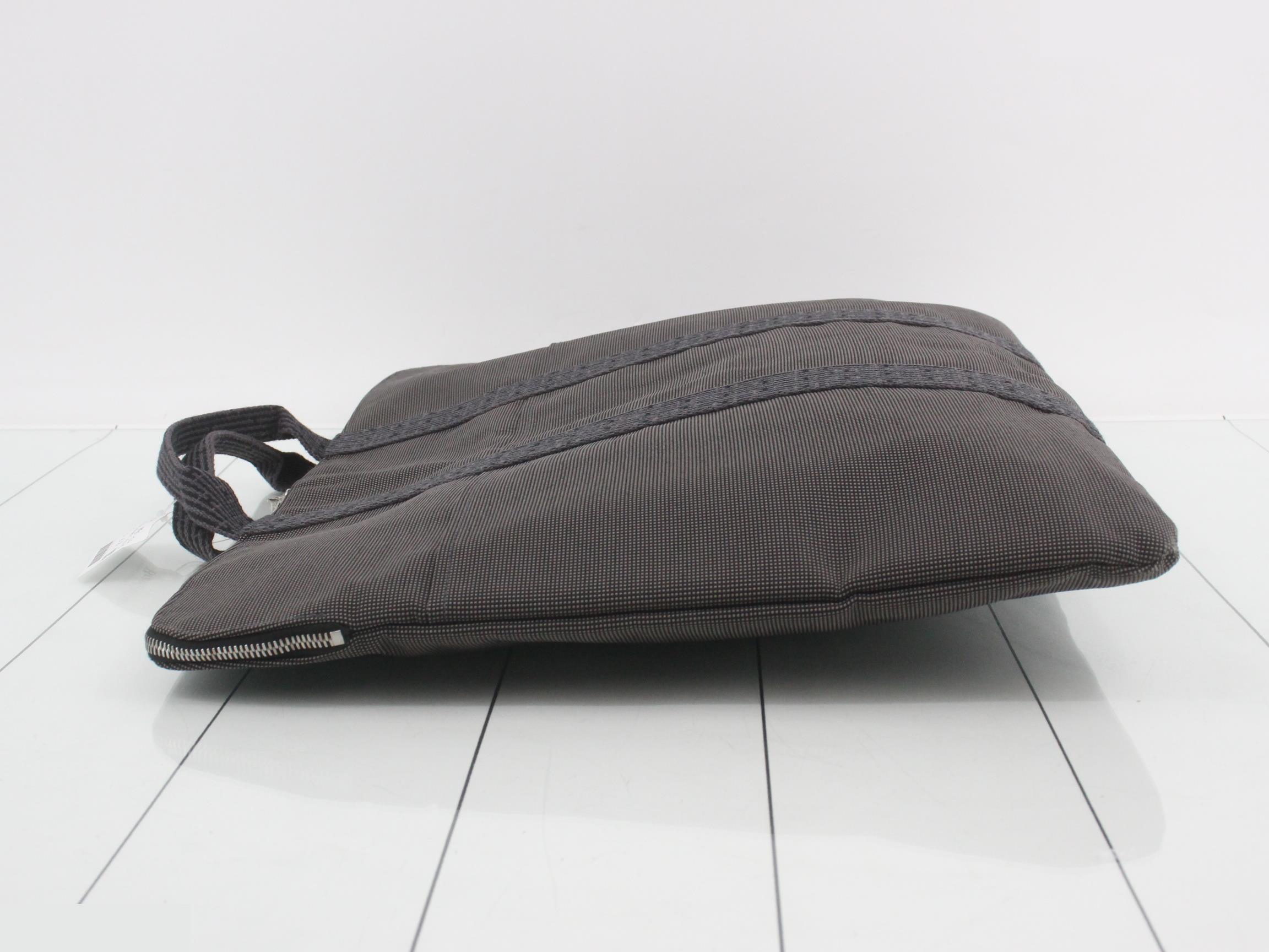 Airline Document Case, Gray, Silver Hardware, 54 x 40 x 2 cm — view 4
