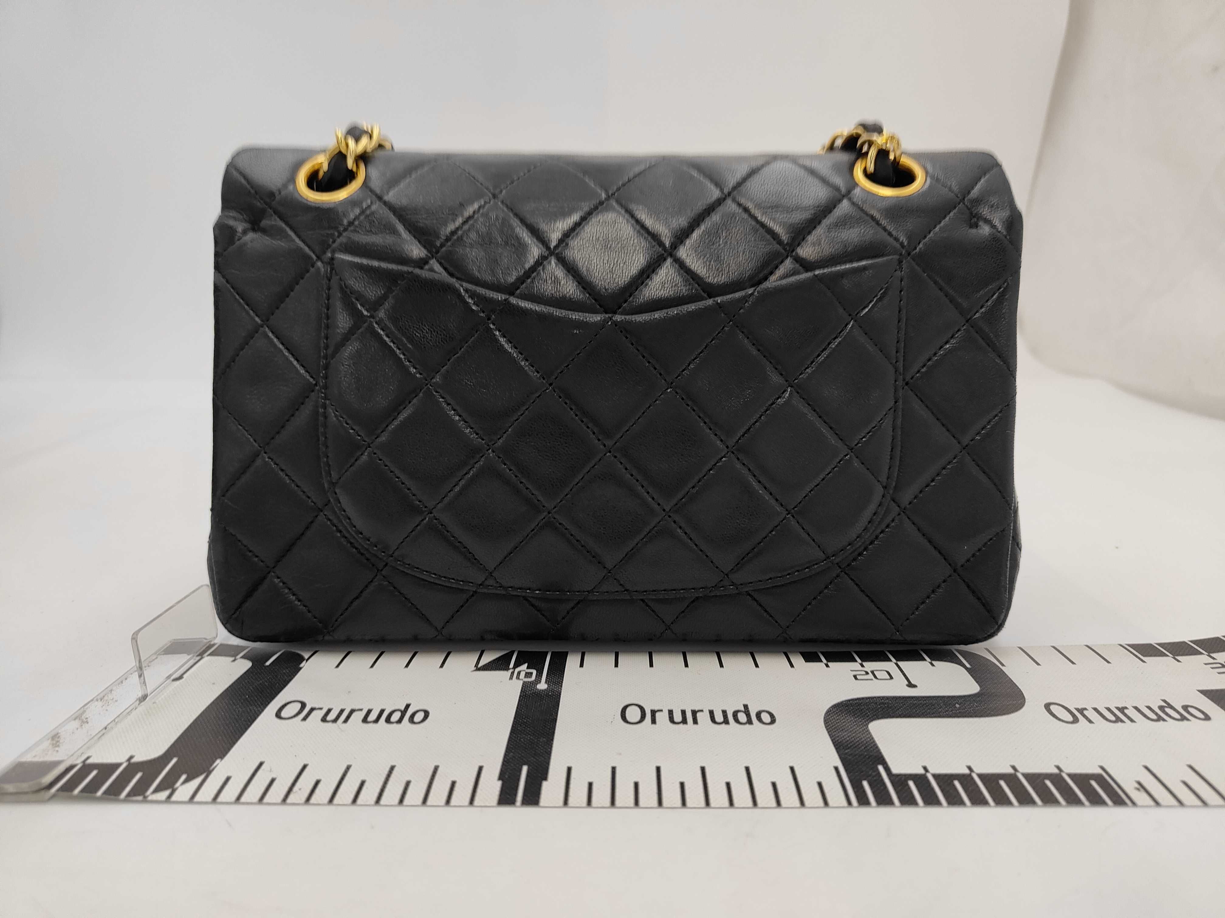 Lambskin Matelassé Double Flap Shoulder Bag — view 2