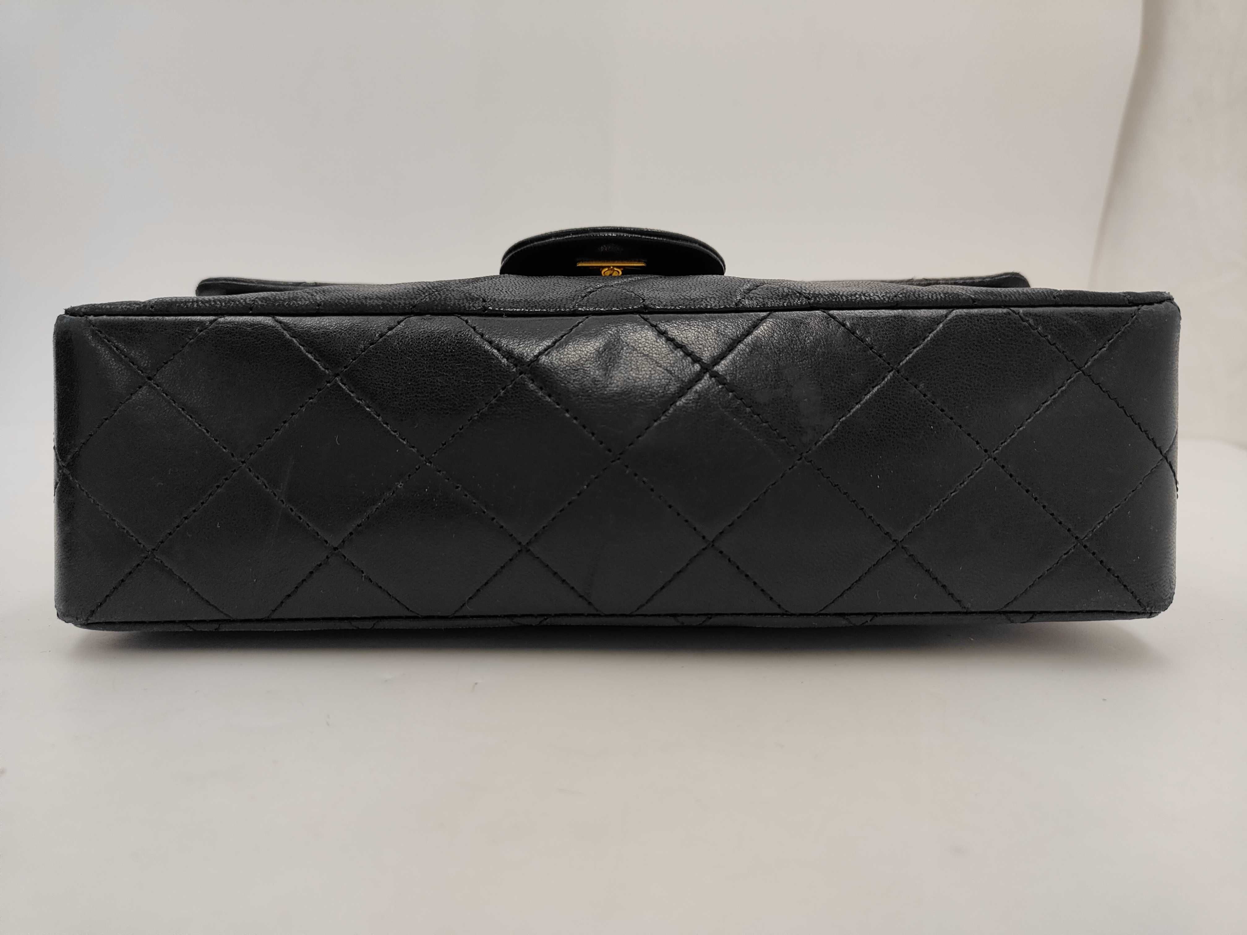 Lambskin Matelassé Double Flap Shoulder Bag — view 3